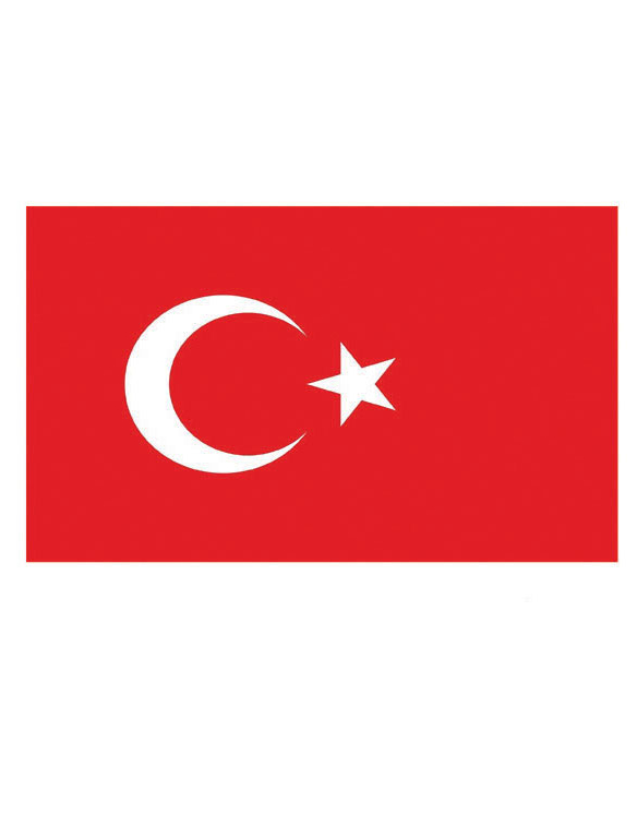 Drapeau supporter Turquie 90 X 150 cm