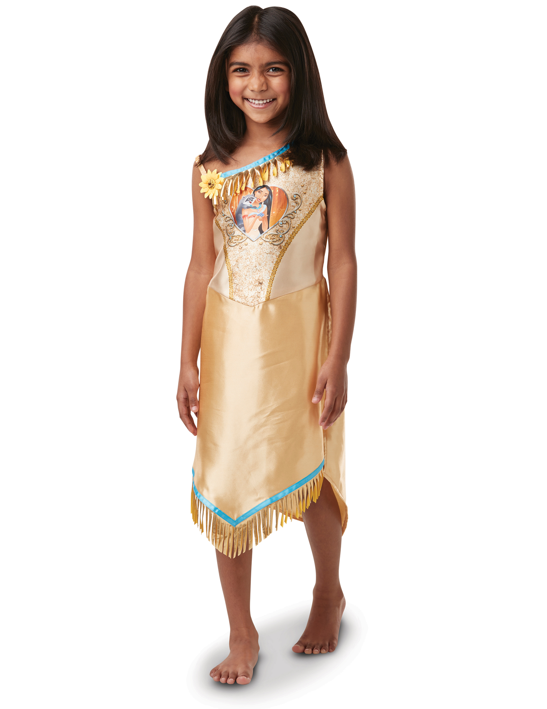 Déguisement Pocahontas classique sequin fille
