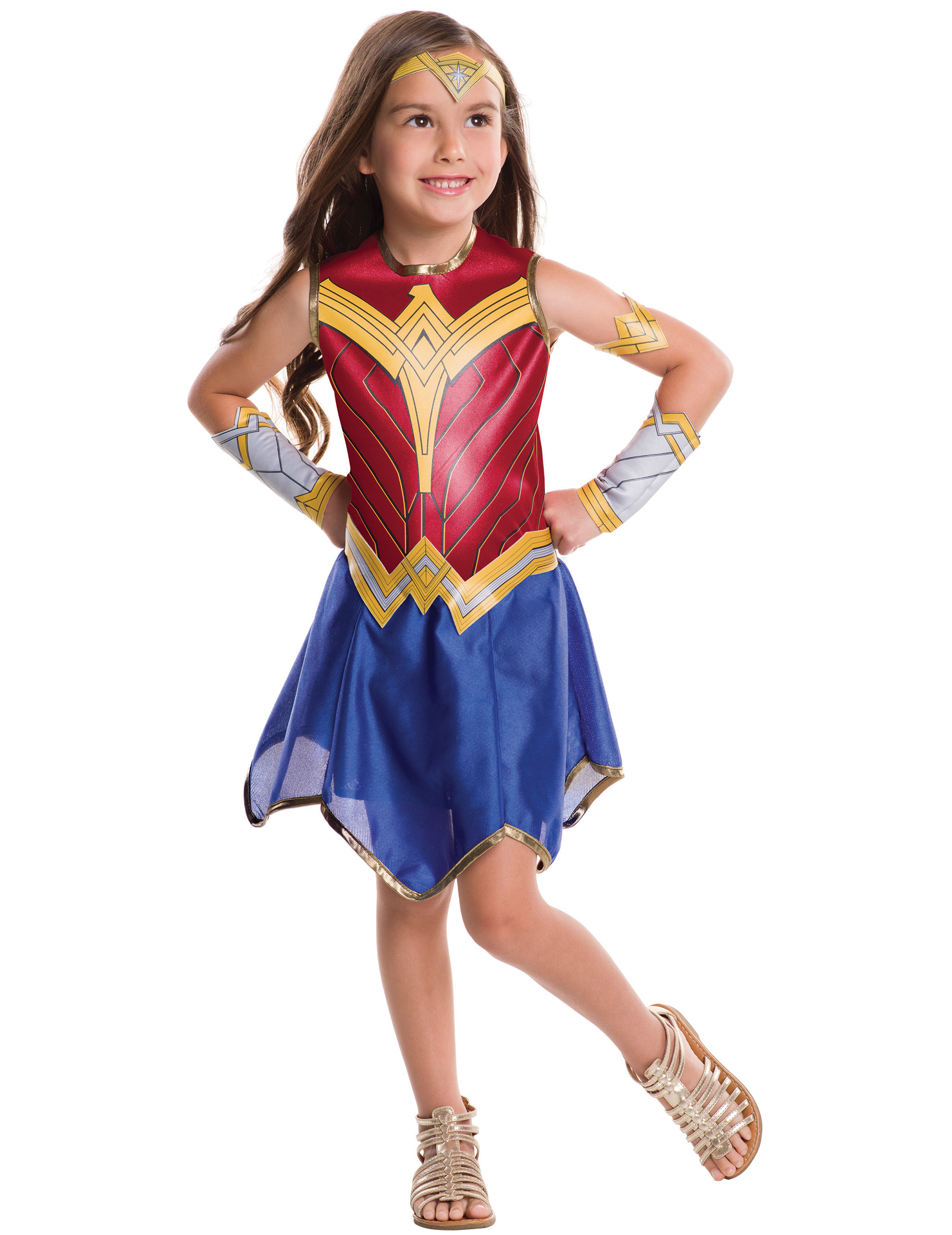 Déguisement classique Wonder Woman Justice League fille