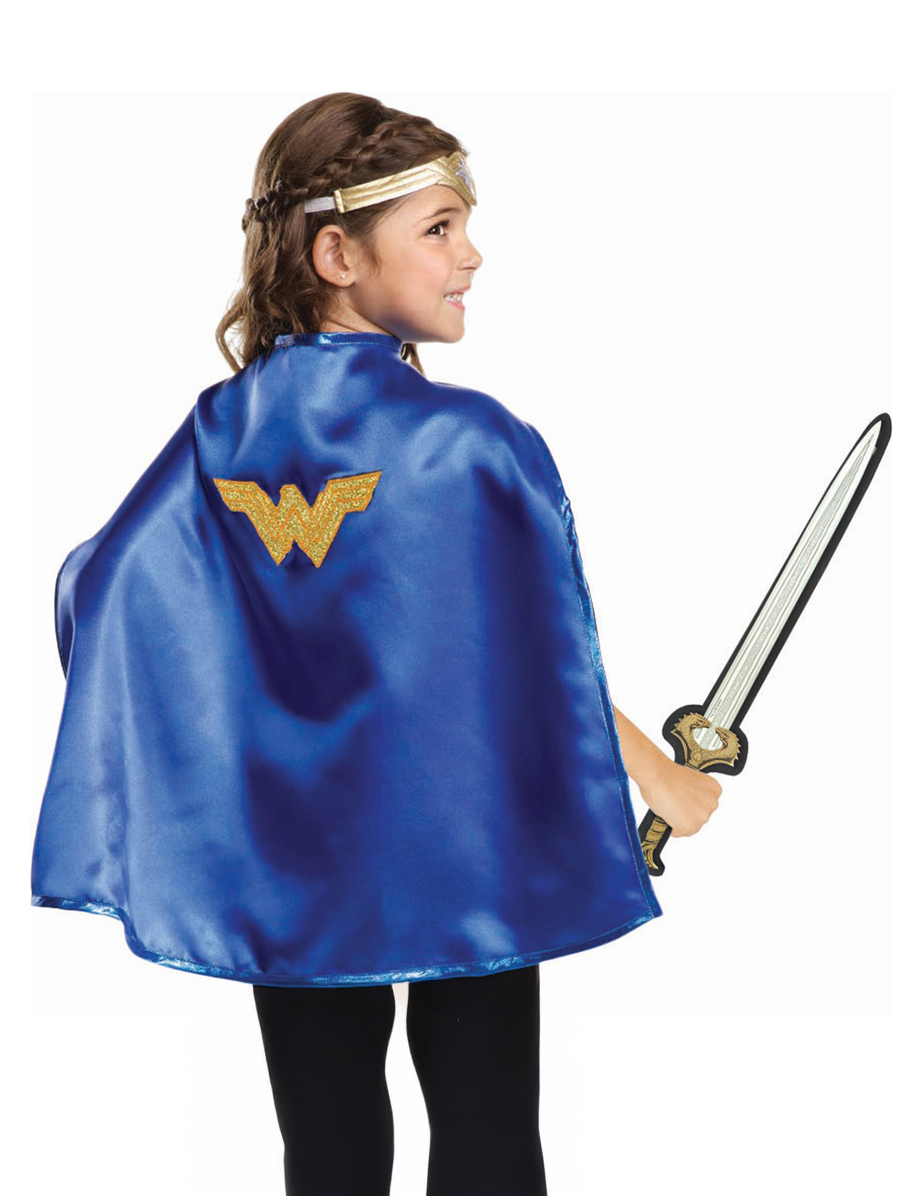 Kit épée et cape Wonder Woman fille