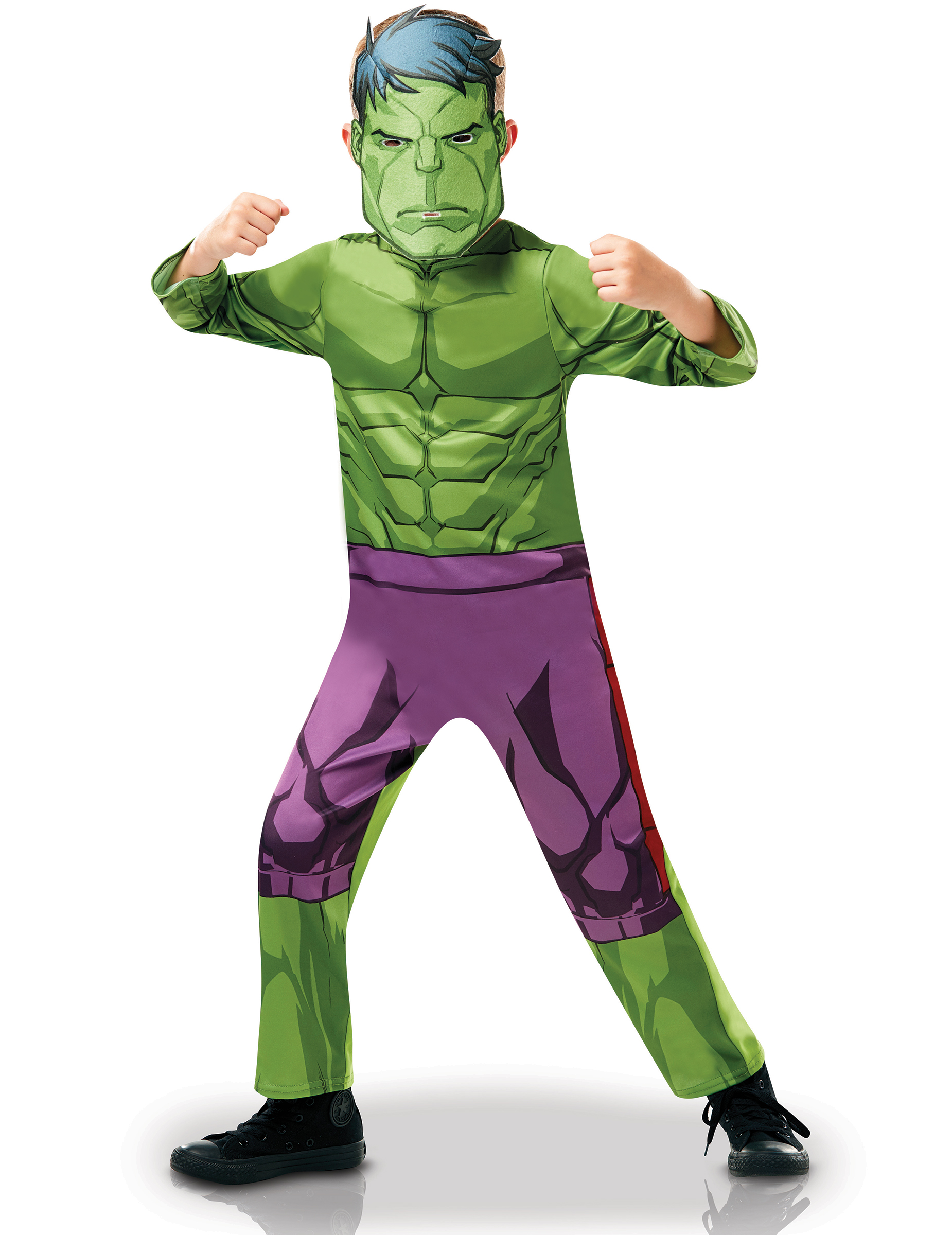 Déguisement classique Hulk série animée garçon
