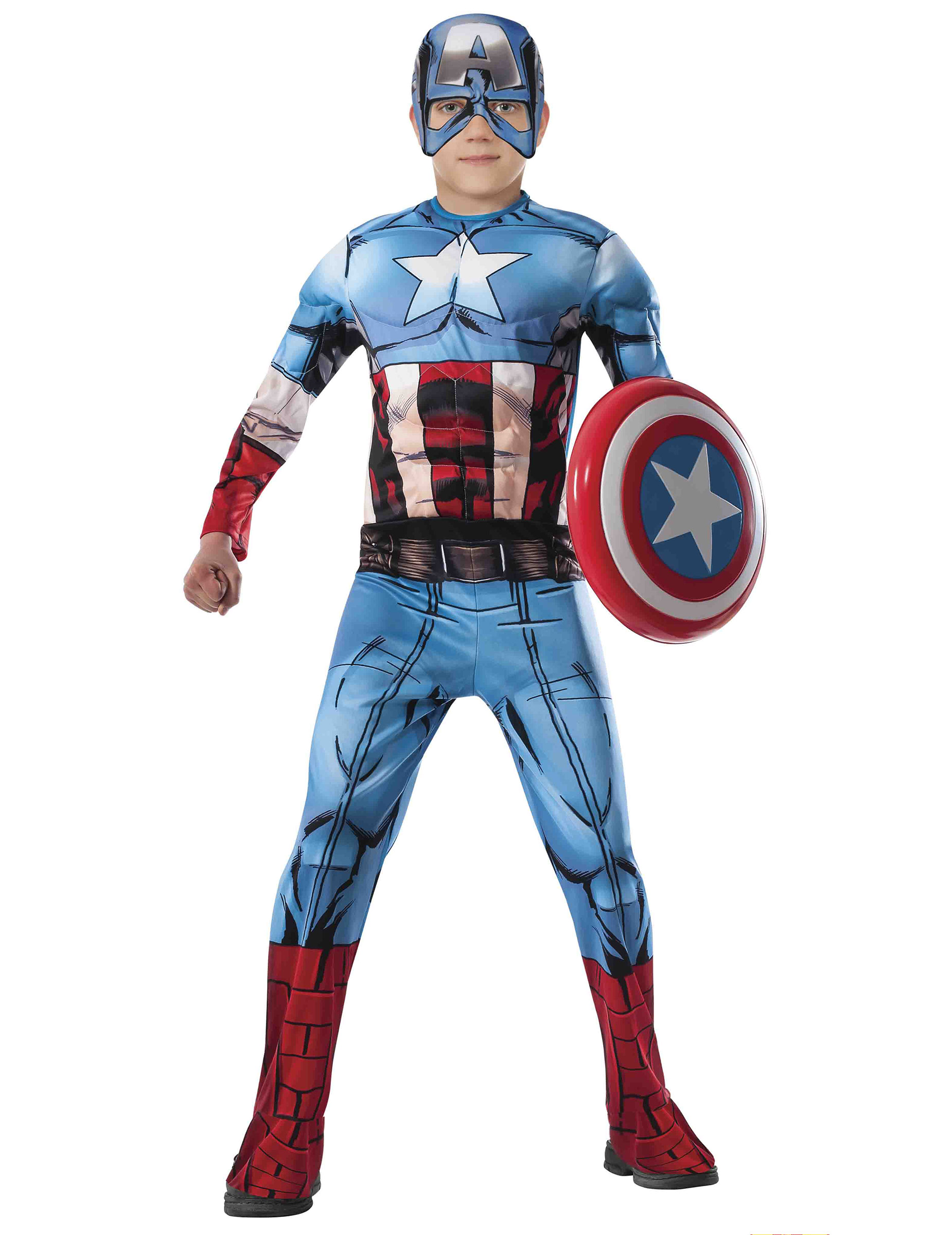 Déguisement luxe Captain America Avengers garçon