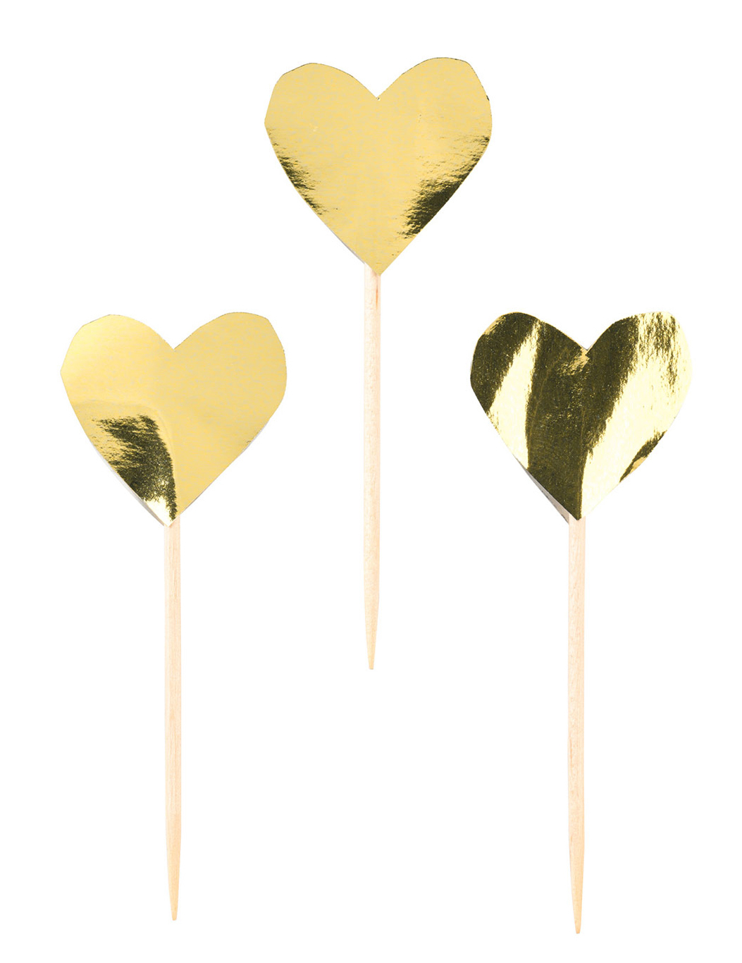 24 Piques en forme de C urs d'or