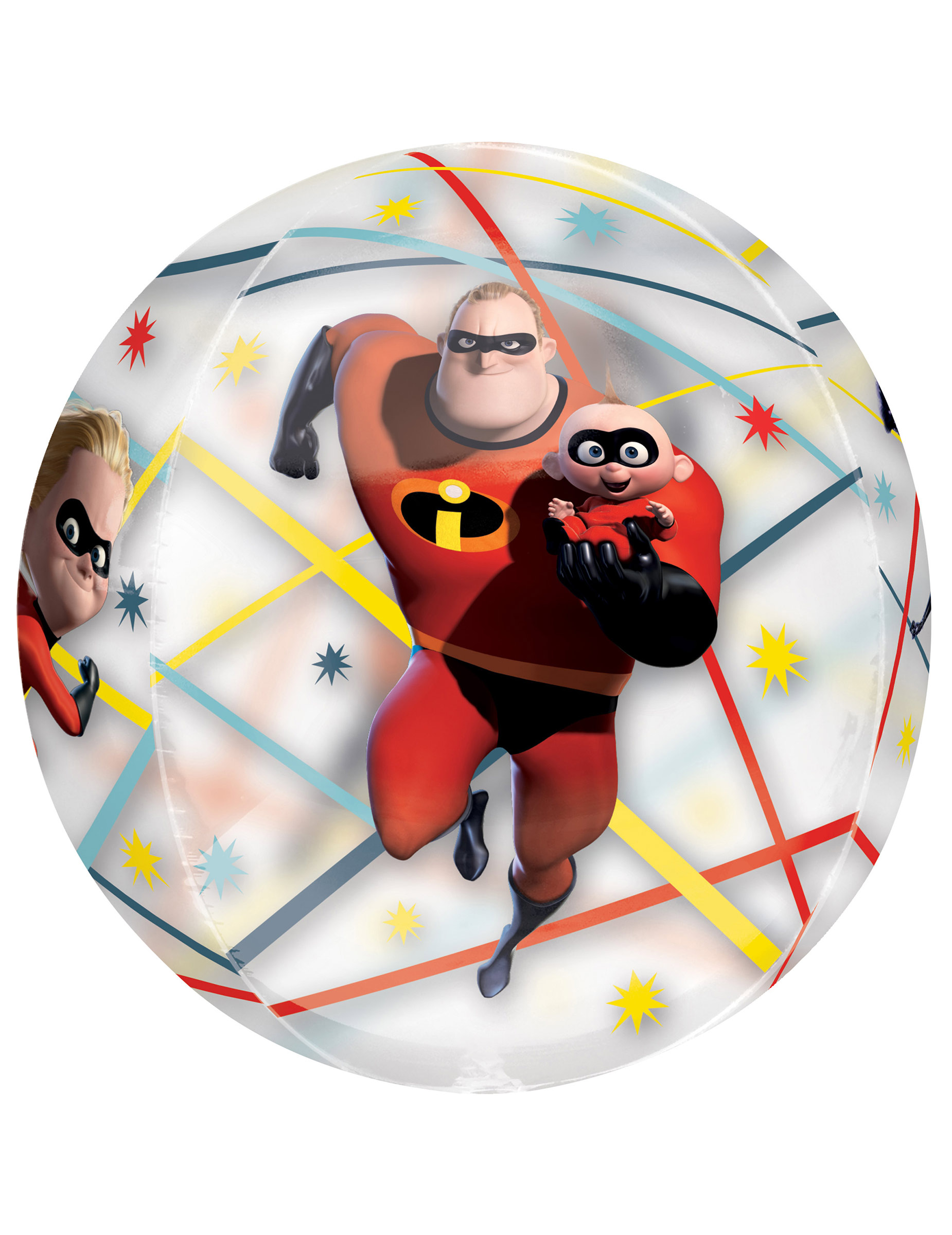 Ballon rond aluminium Les Indestructibles 40 X 40 cm