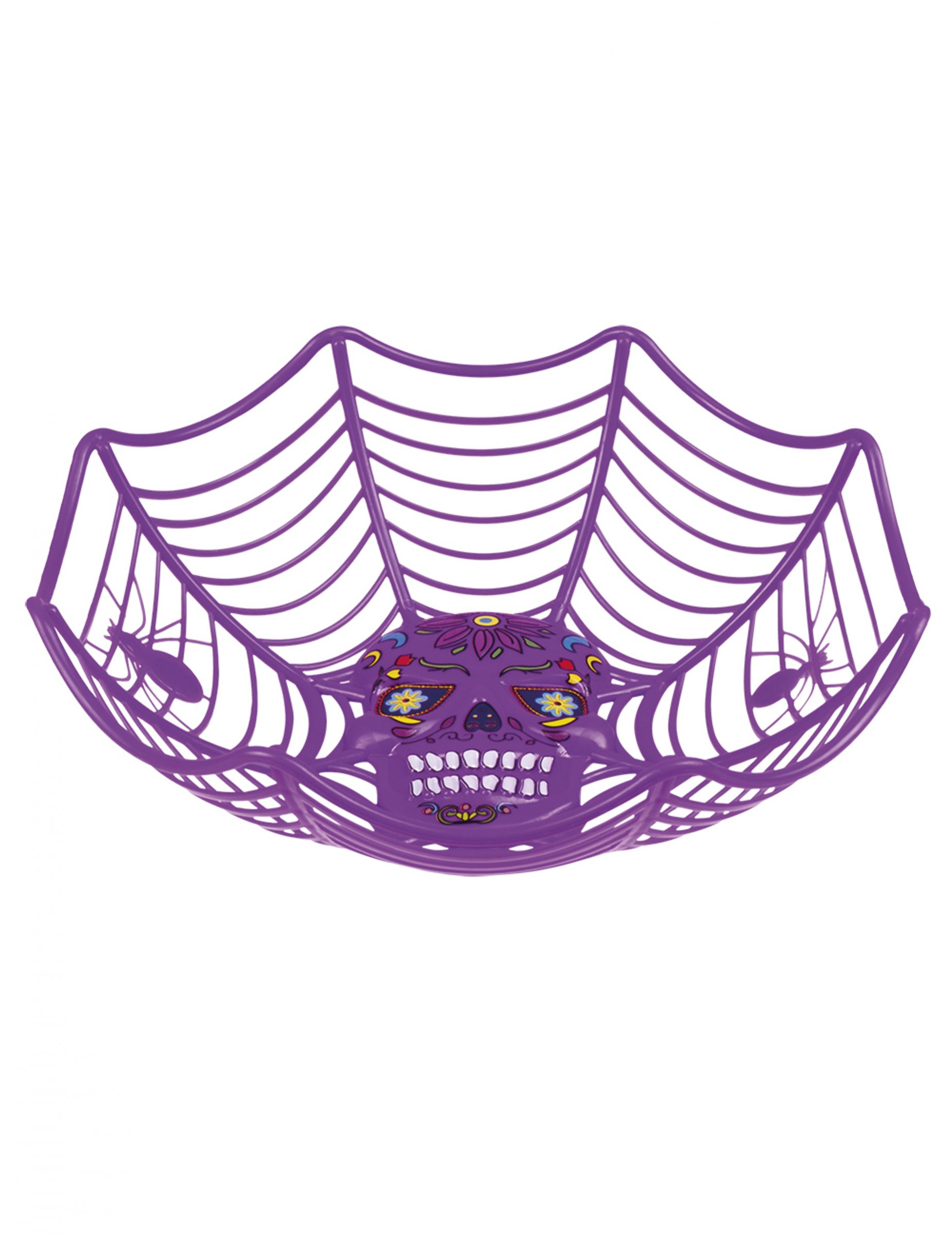 Saladier violet 25 cm Dia de los muertos