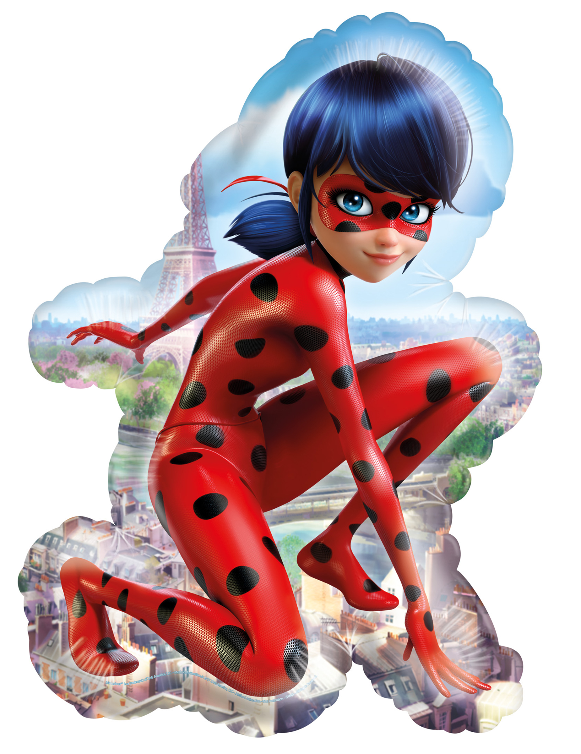 Ballon aluminium Ladybug 41 X 58 cm