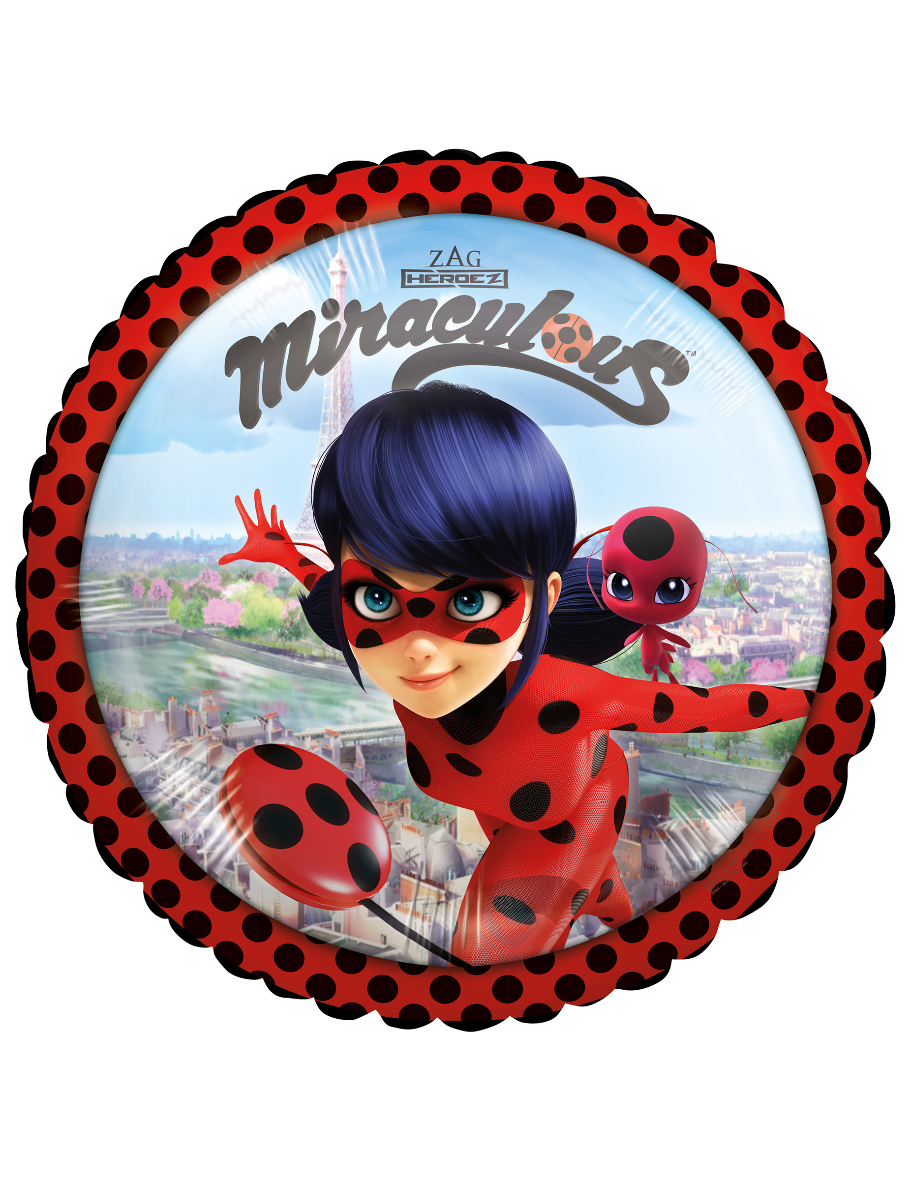 Ballon aluminium Ladybug 43 cm