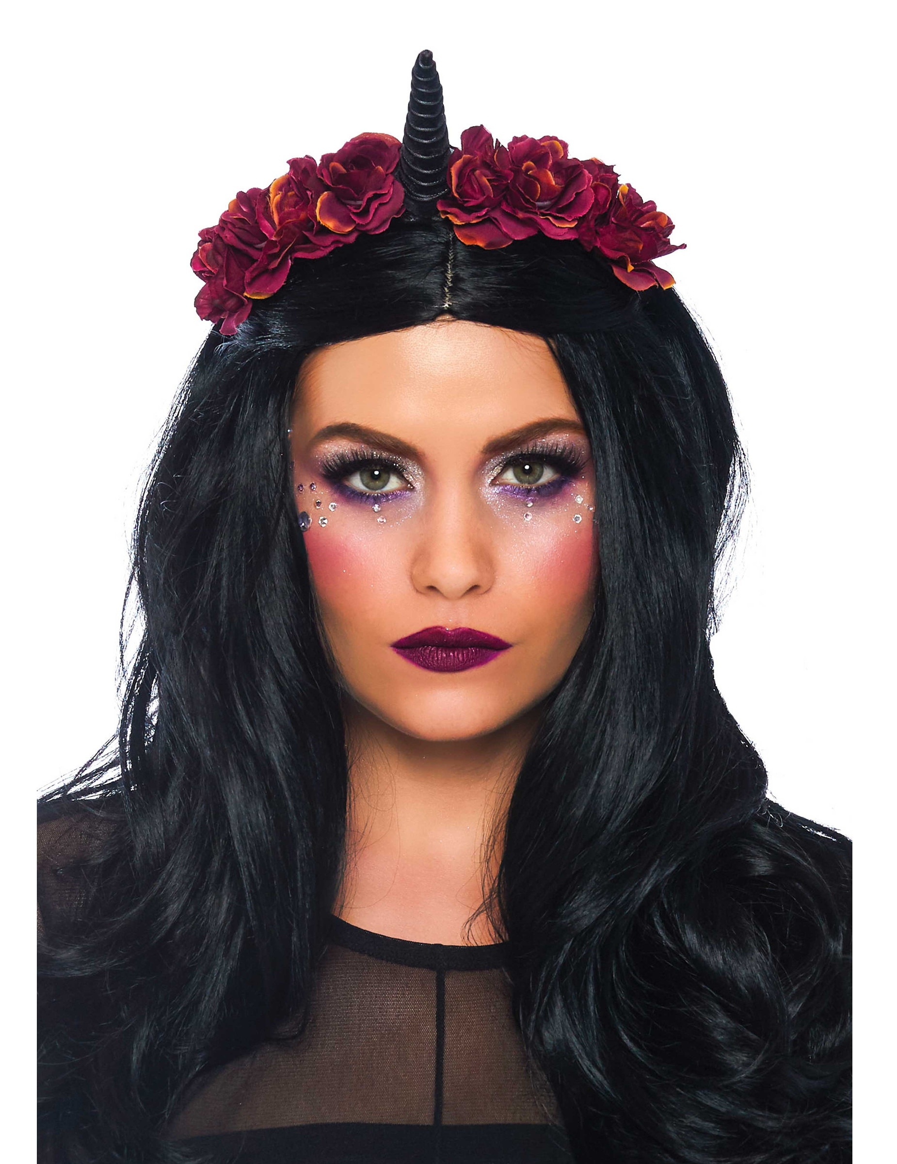 Serre-tête dark licorne femme