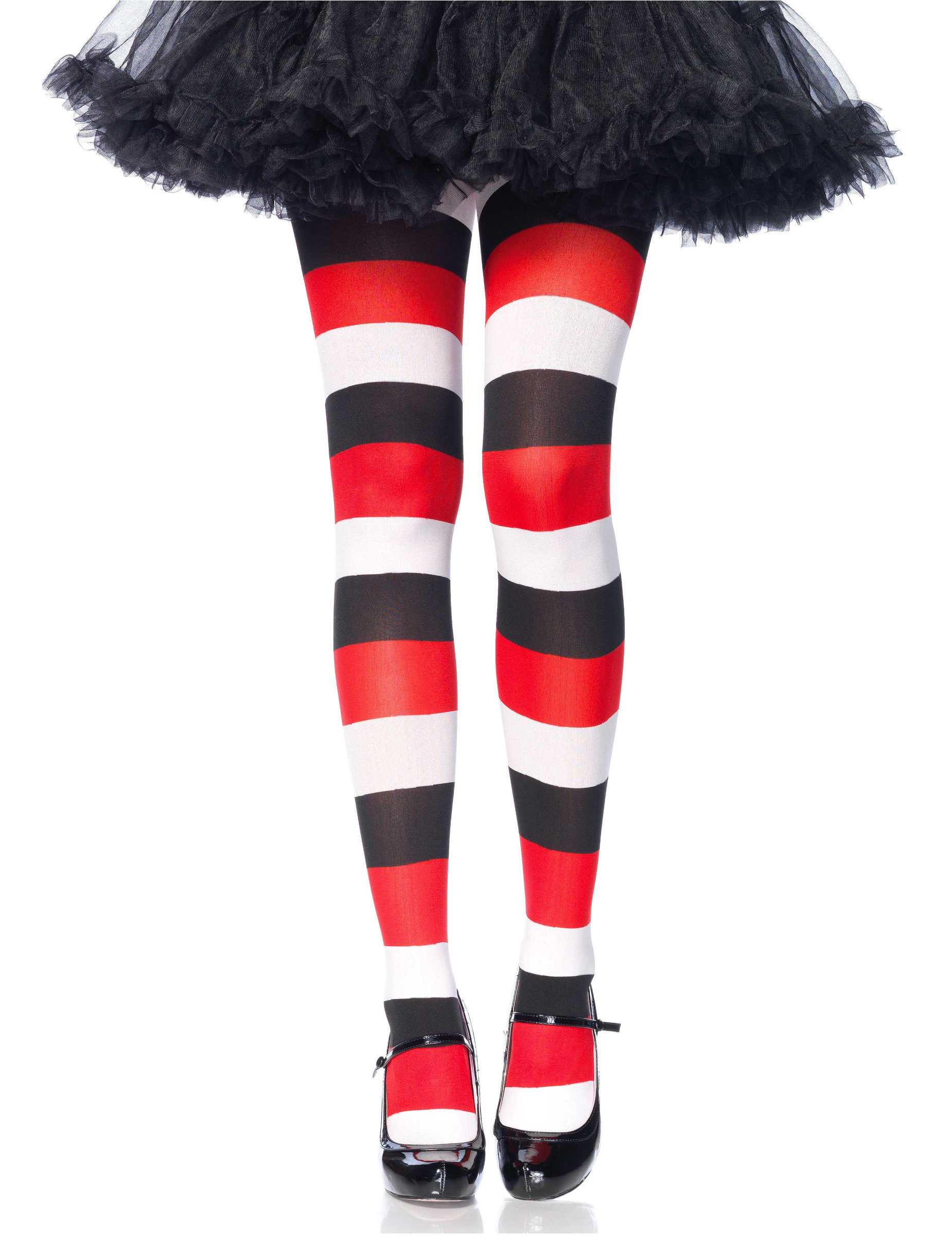 Collants rayés arlequin femme