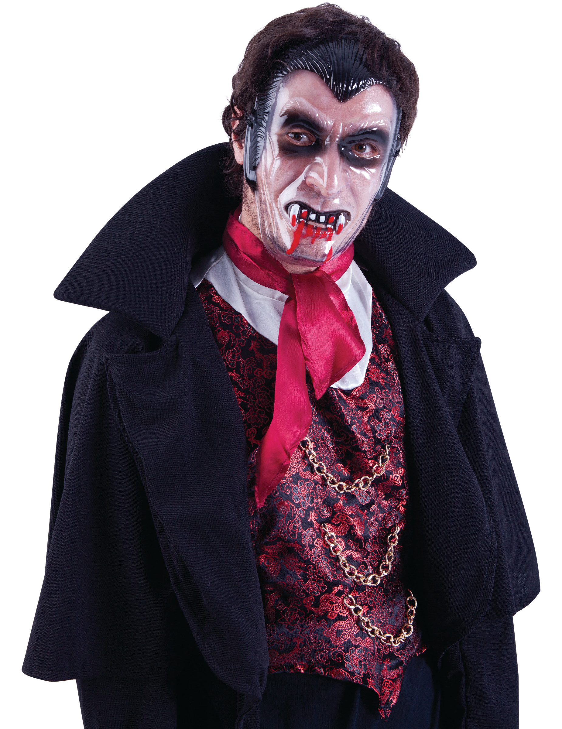 Masque transparent vampire adulte