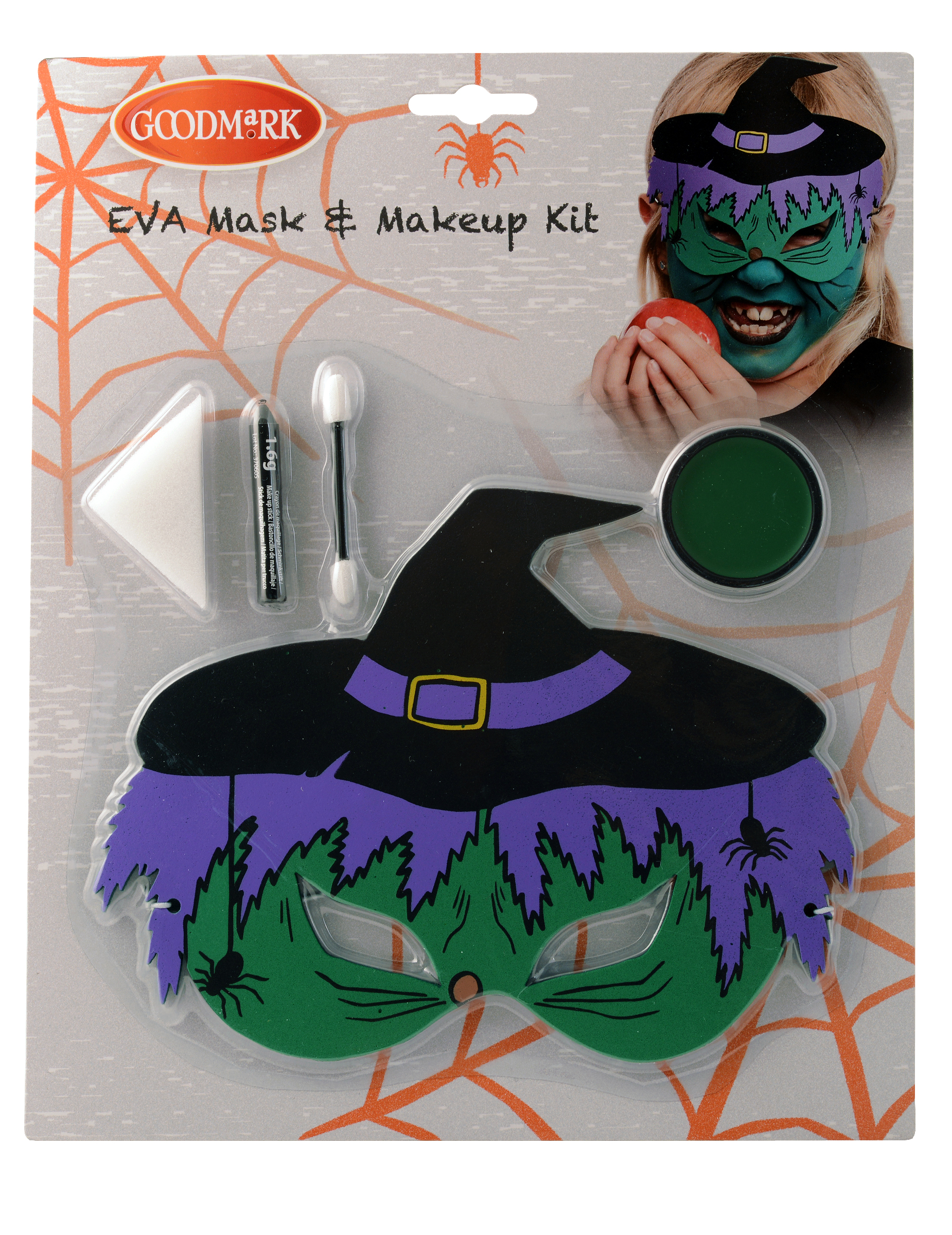Kit maquillage et masque sorcière