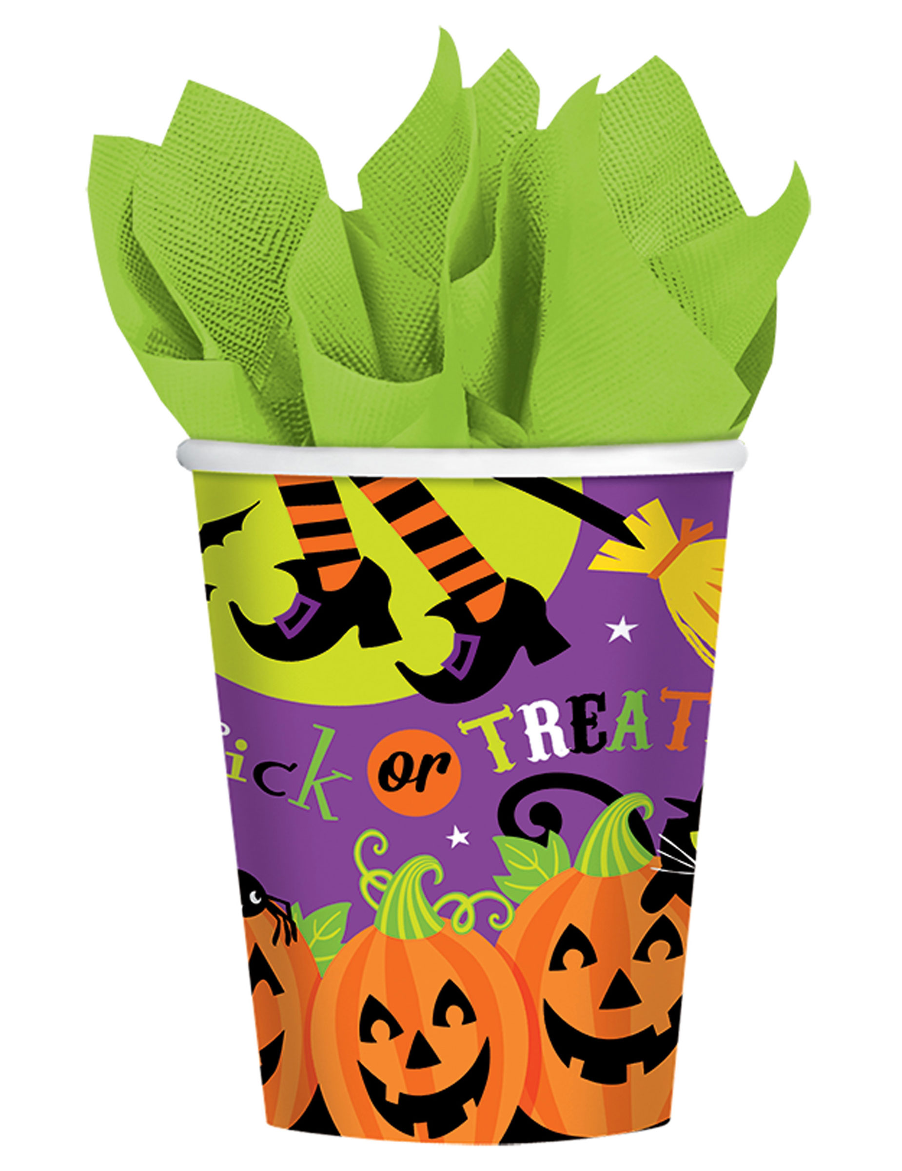 8 Gobelets en carton Family Friendly 266 ml