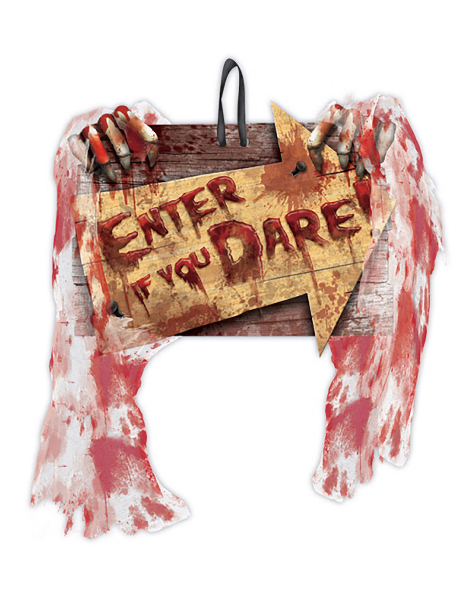 Panneau mural Enter if you dare Creepy Carnevil 23 x 29 cm