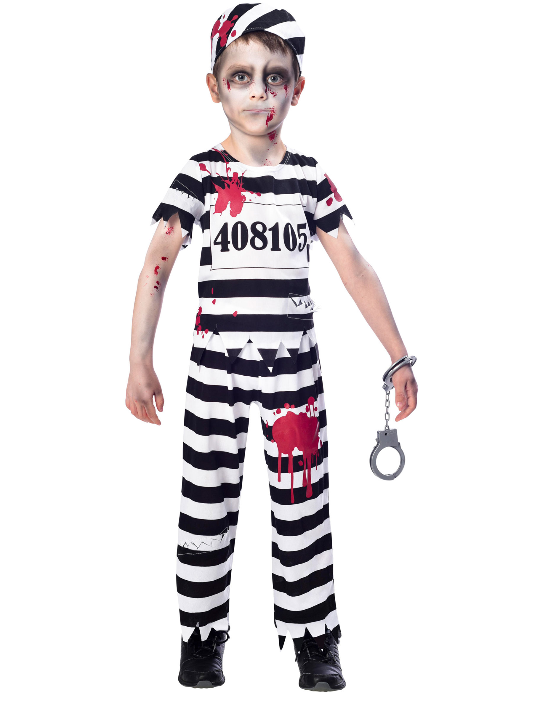 Déguisement prisonnier zombie garçon