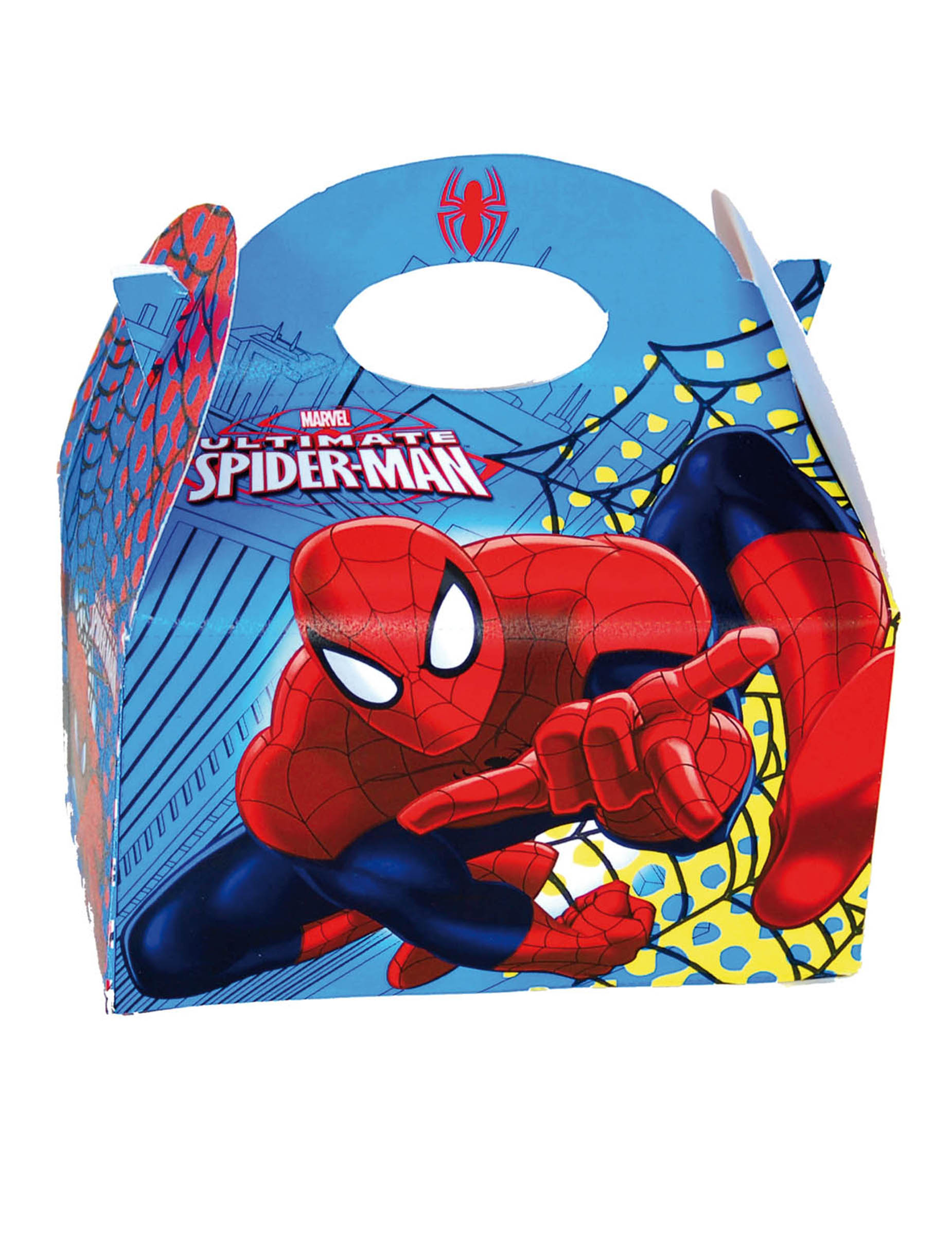 Boîte en carton Spiderman 16 x 10,5 x 16 cm