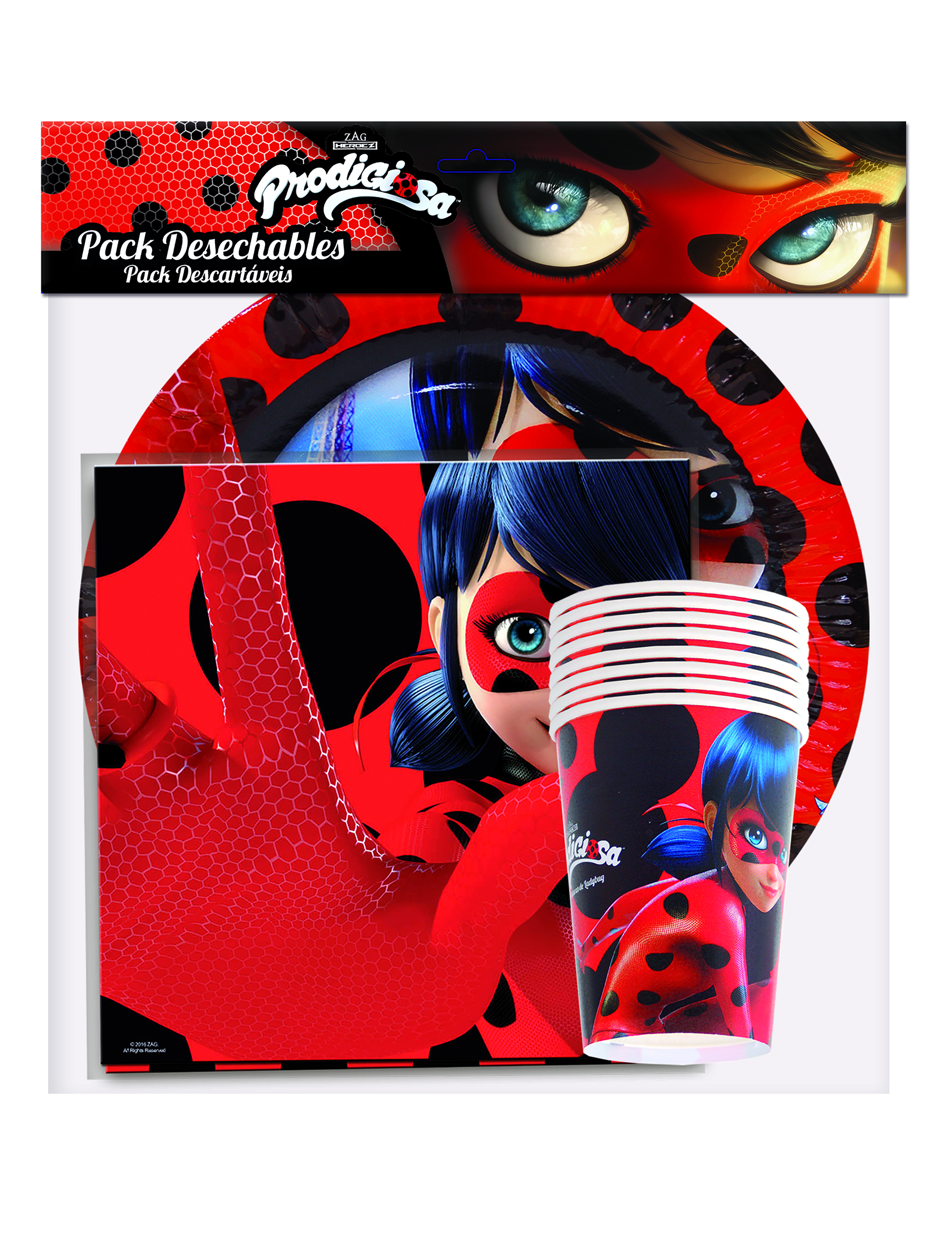 Pack de vaisselle Ladybug