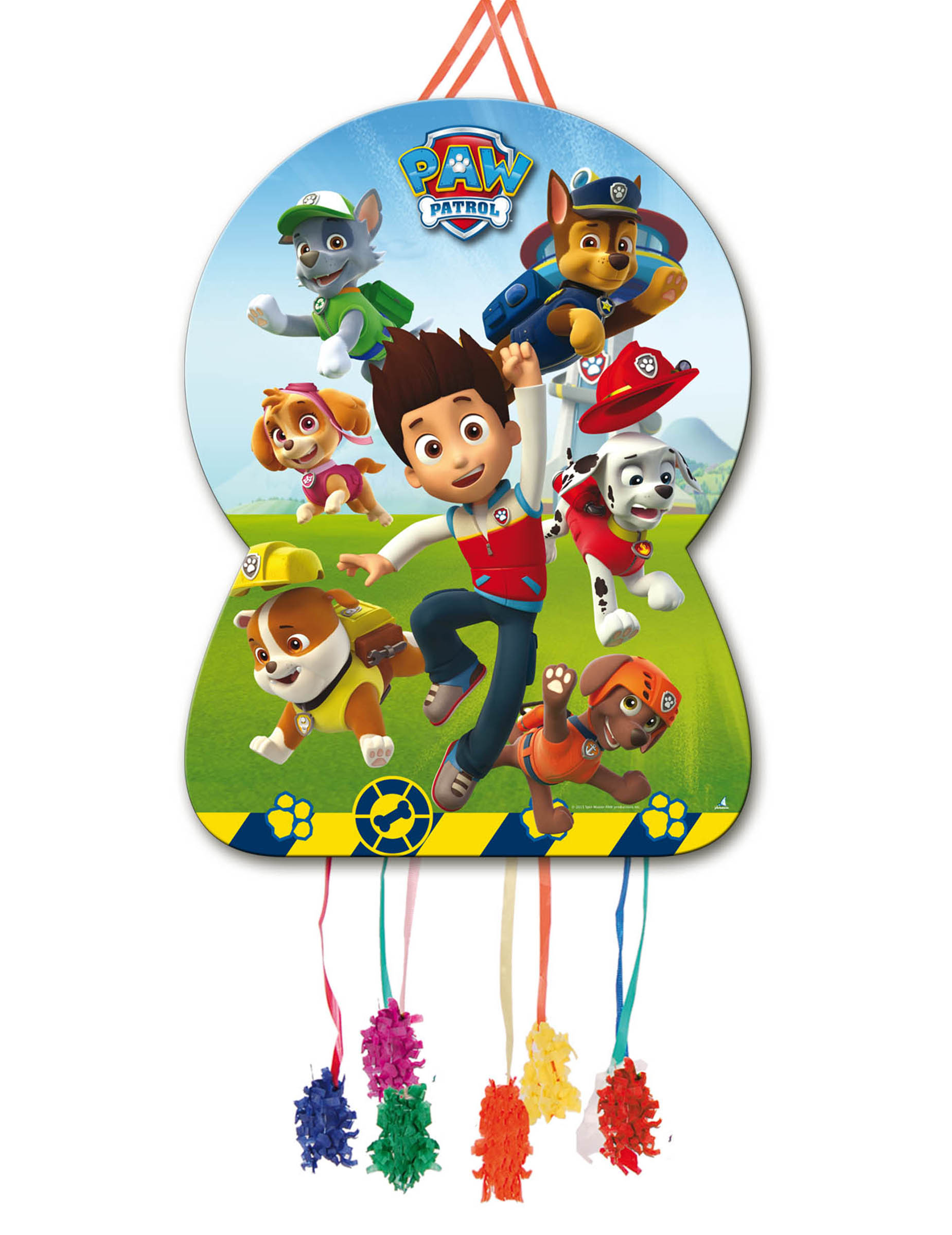 Piñata en carton Pat'Patrouille 46 x 65 cm