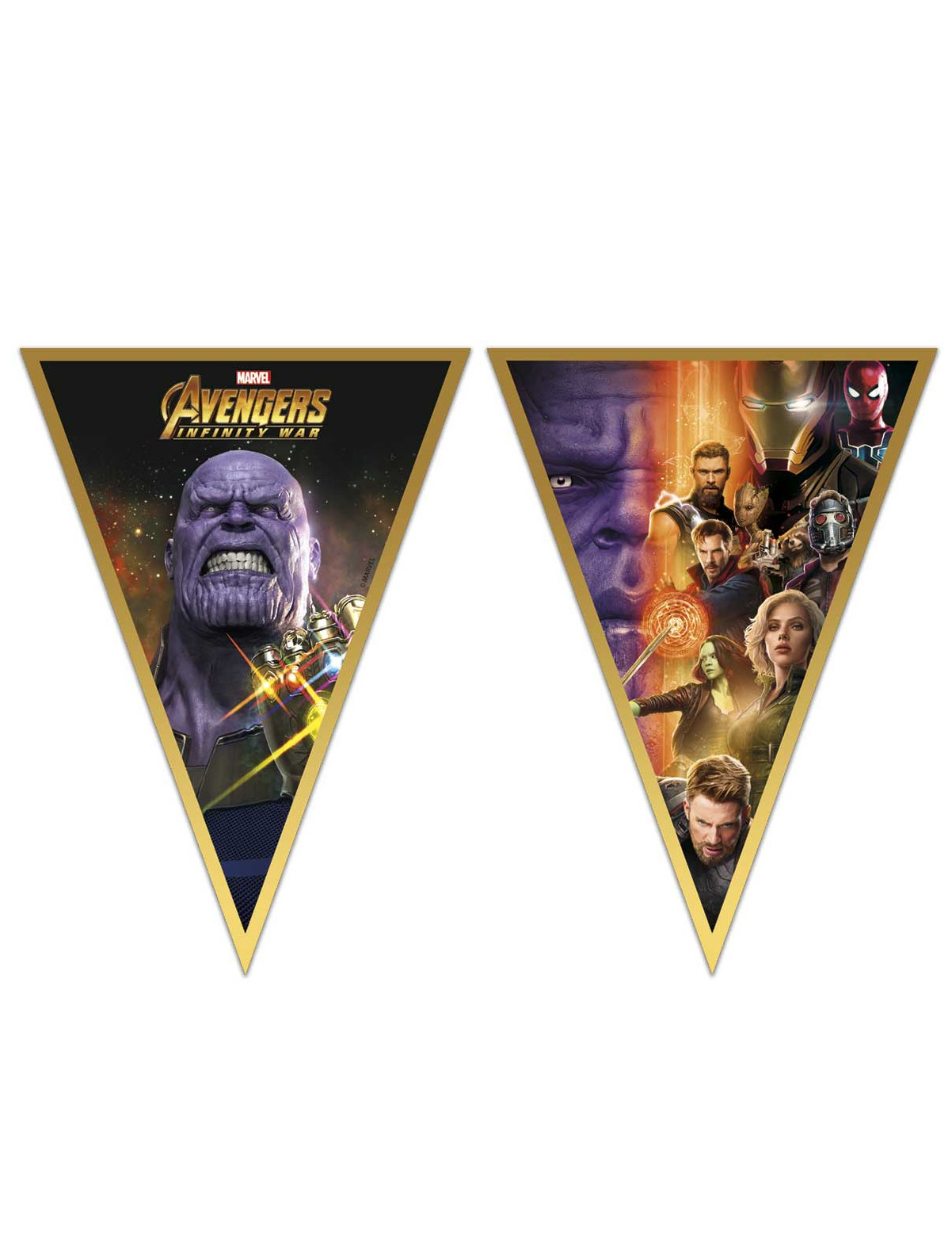 Guirlande fanions Avengers Infinity War 230 X 25 cm