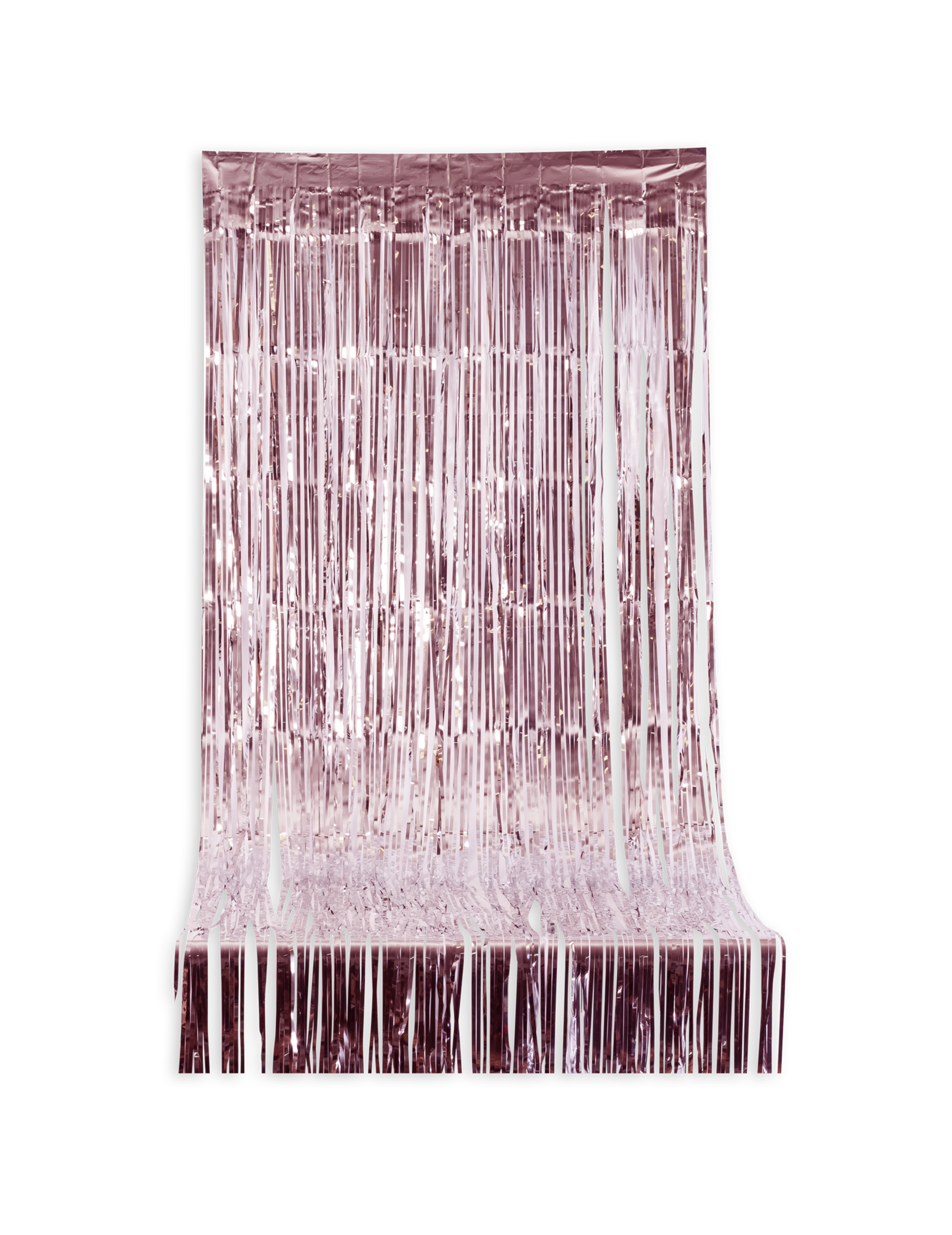Rideau scintillant à franges rose gold 2,44 m x 92 cm