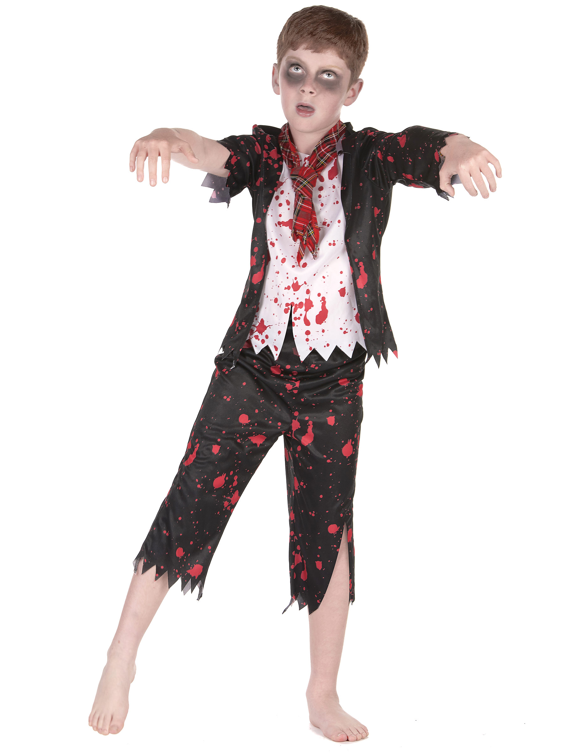 Déguisement écolier zombie garçon