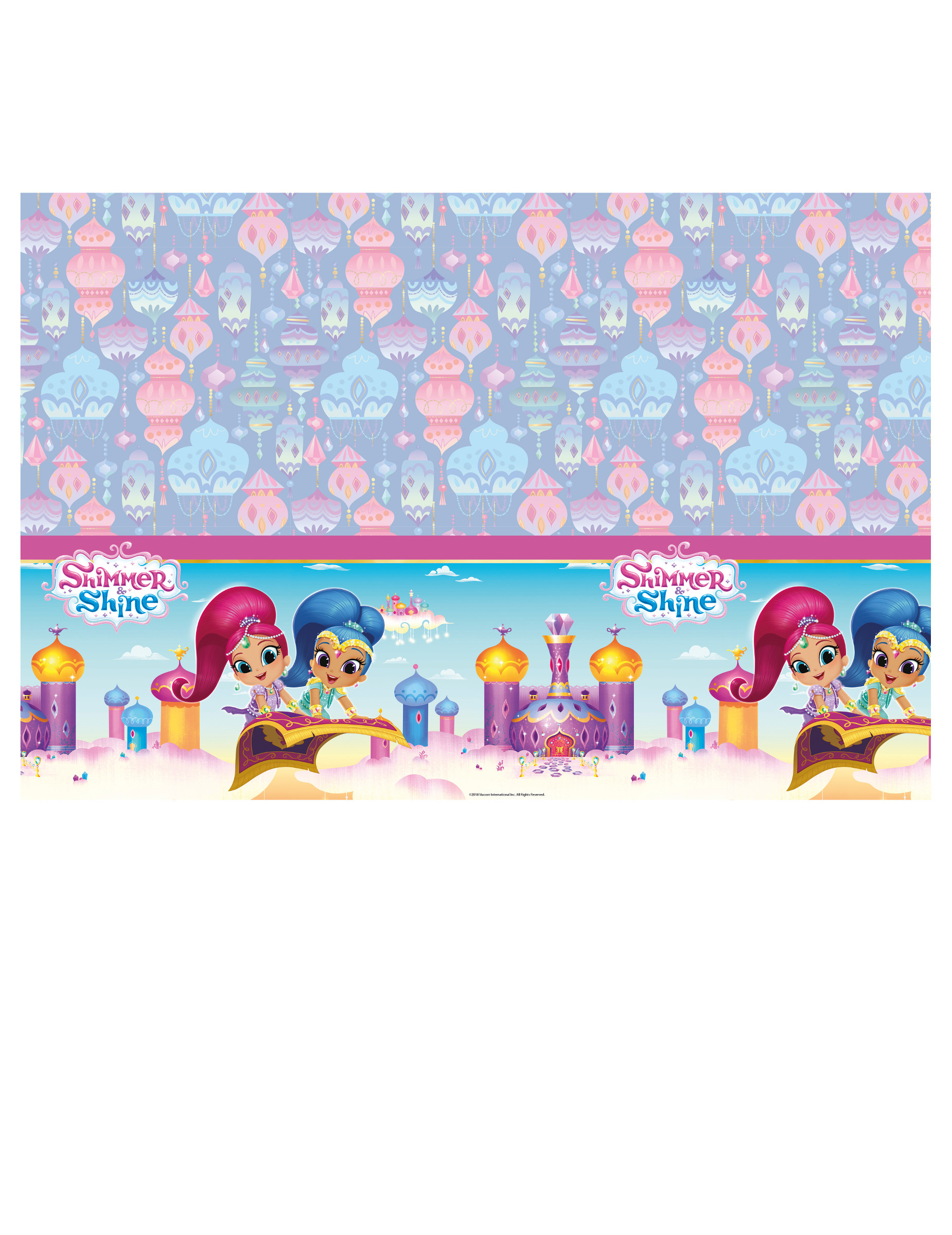 Nappe en plastique Shimmer ans Shine 120 x 180 cm