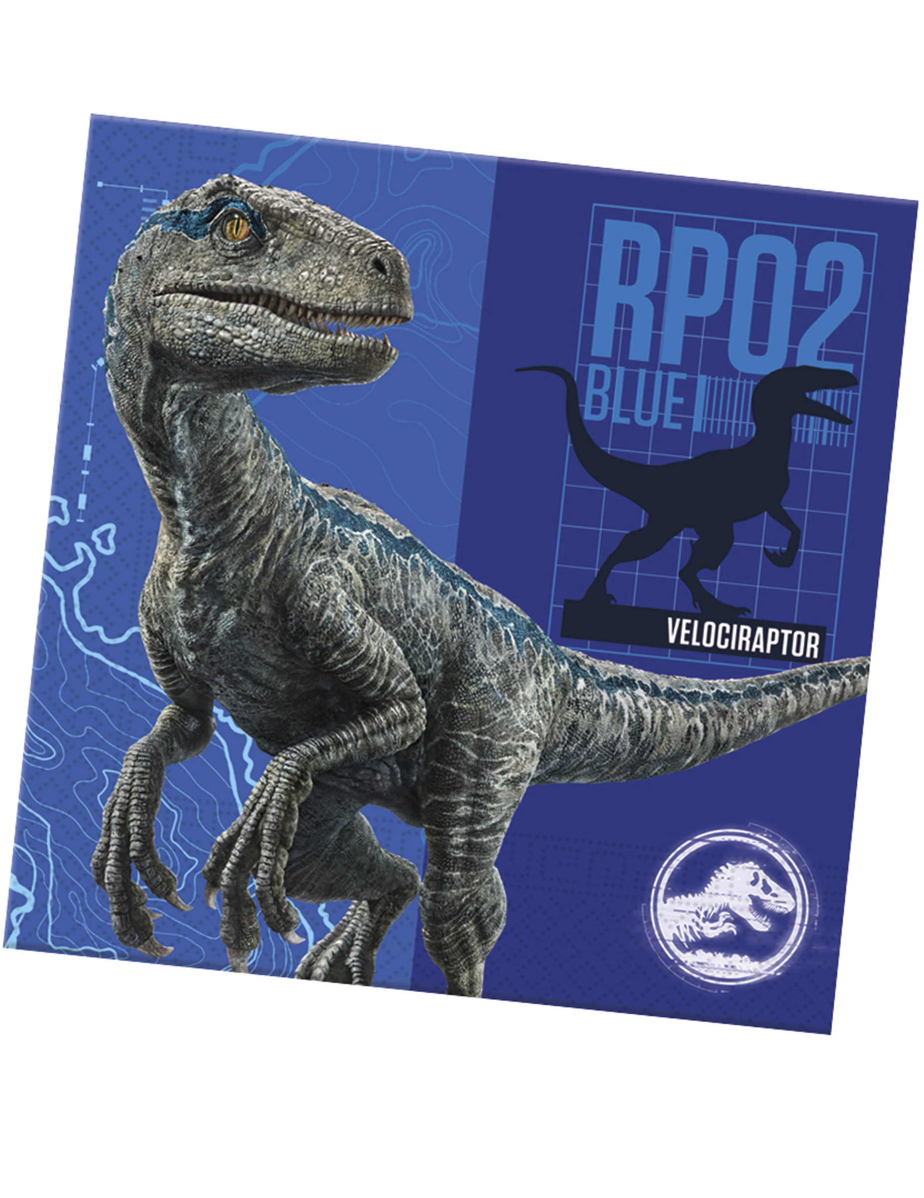 20 Serviettes en papier Jurassic World 2 33 x 33 cm