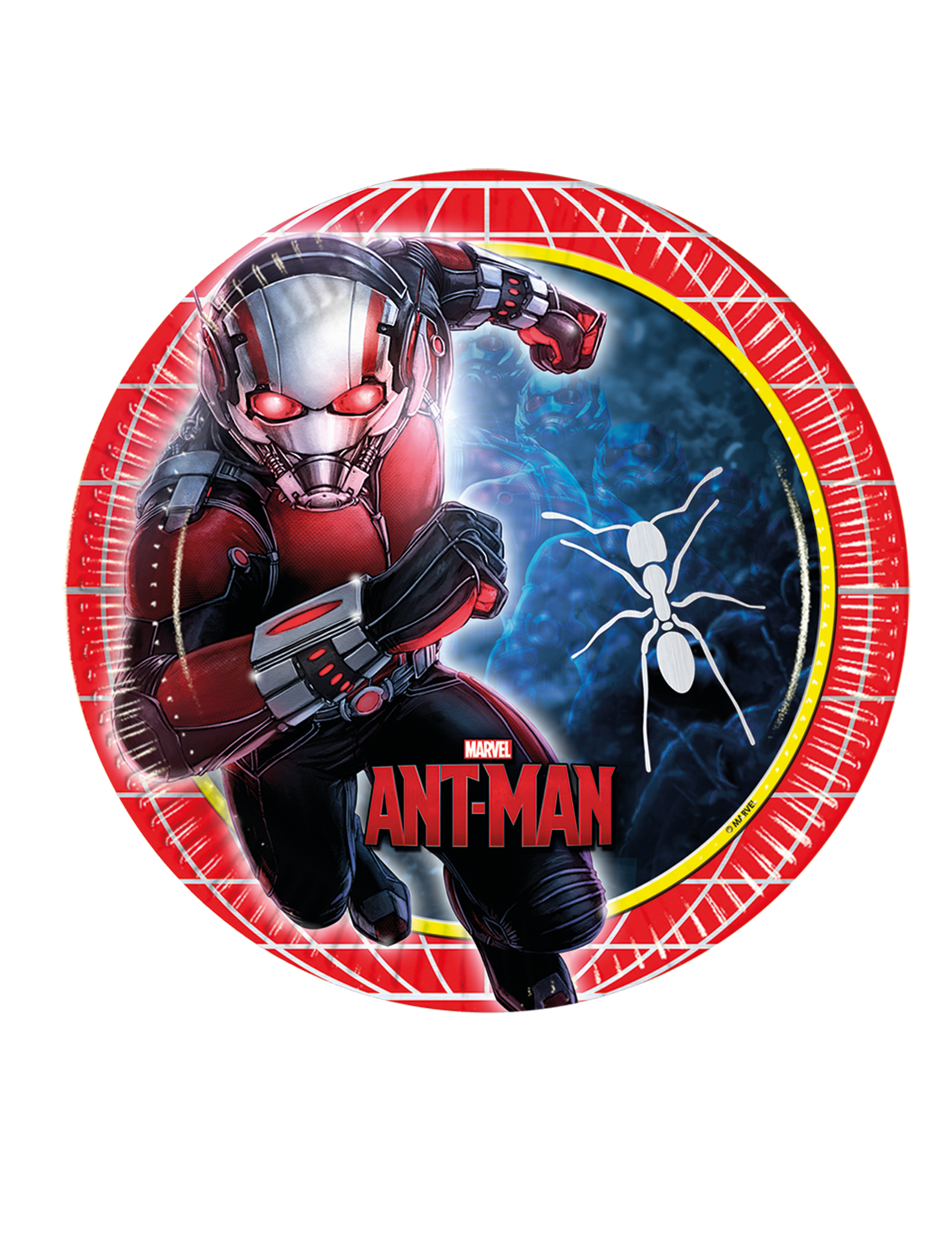 8 Assiettes en carton Ant-Man 23 cm