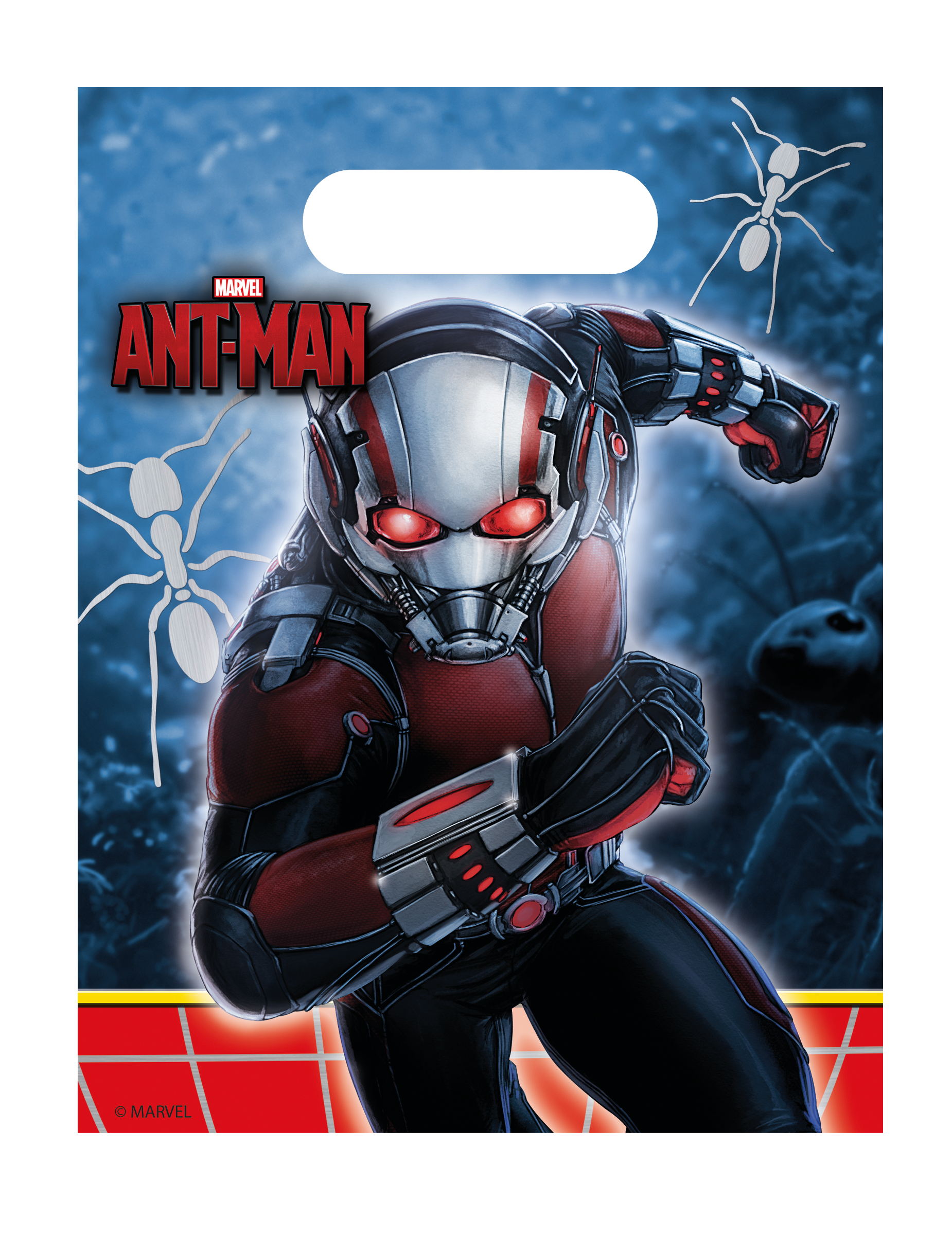 6 Sacs cadeaux Ant-Man 23 x 16,5 cm