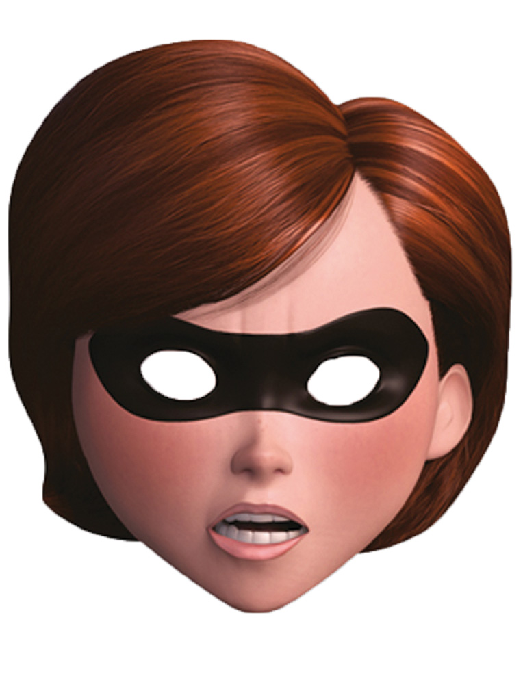 Masque en carton Mrs Indestructibles adulte