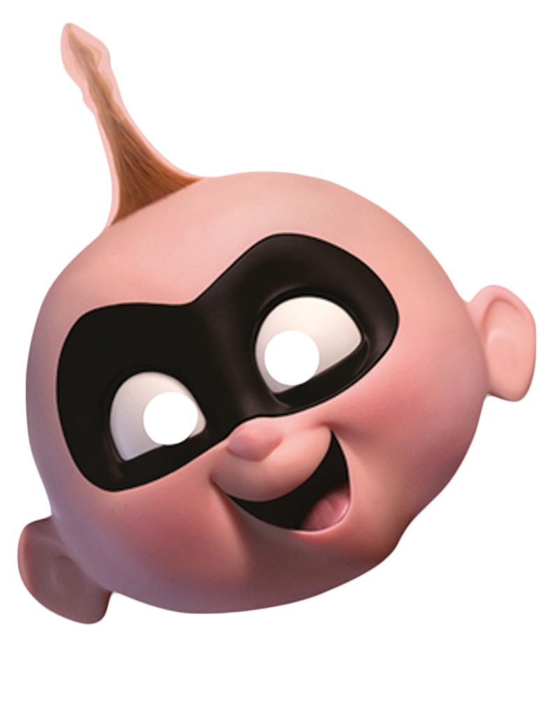 Masque en carton Jack-Jack Les Indestructibles adulte