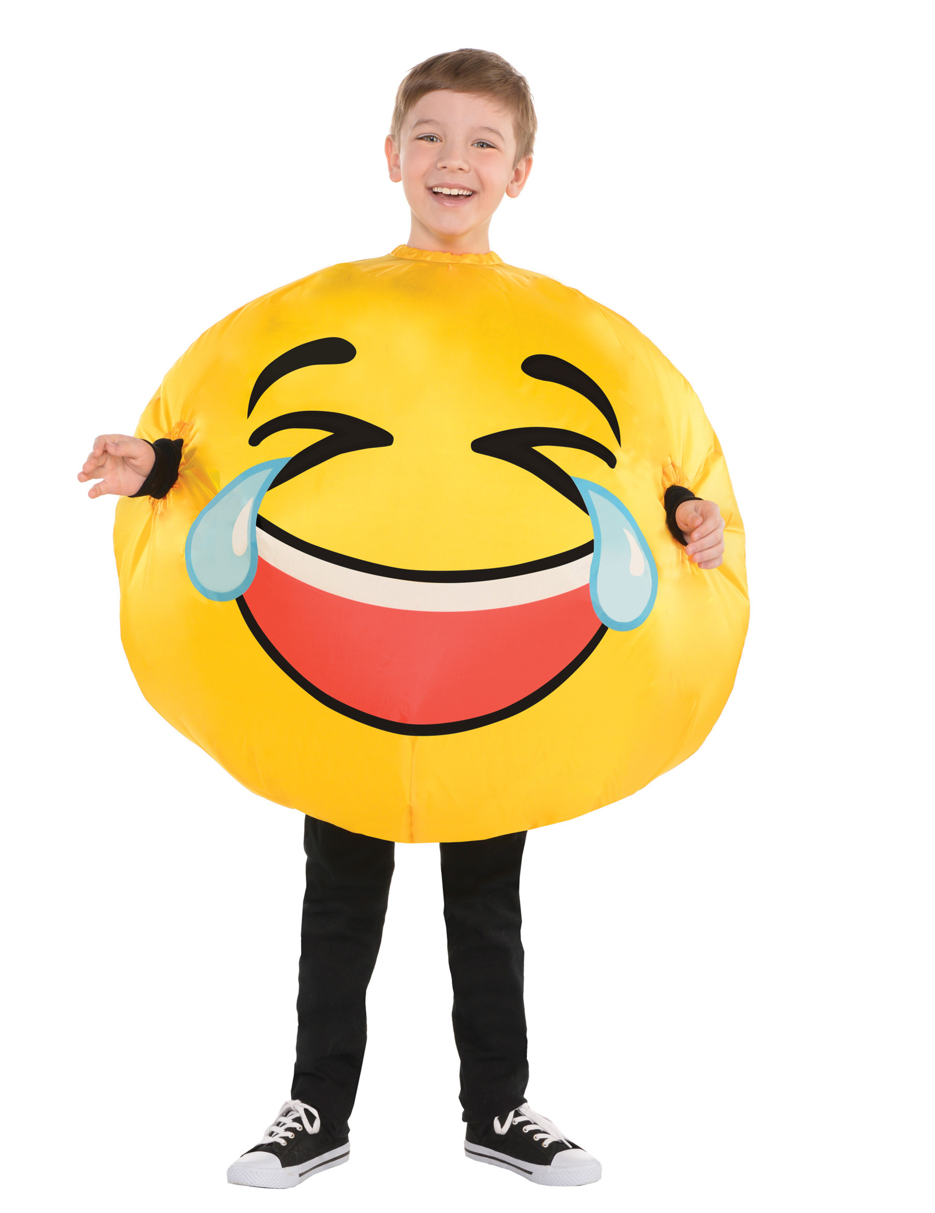 Déguisement émoticône mort de rire enfant