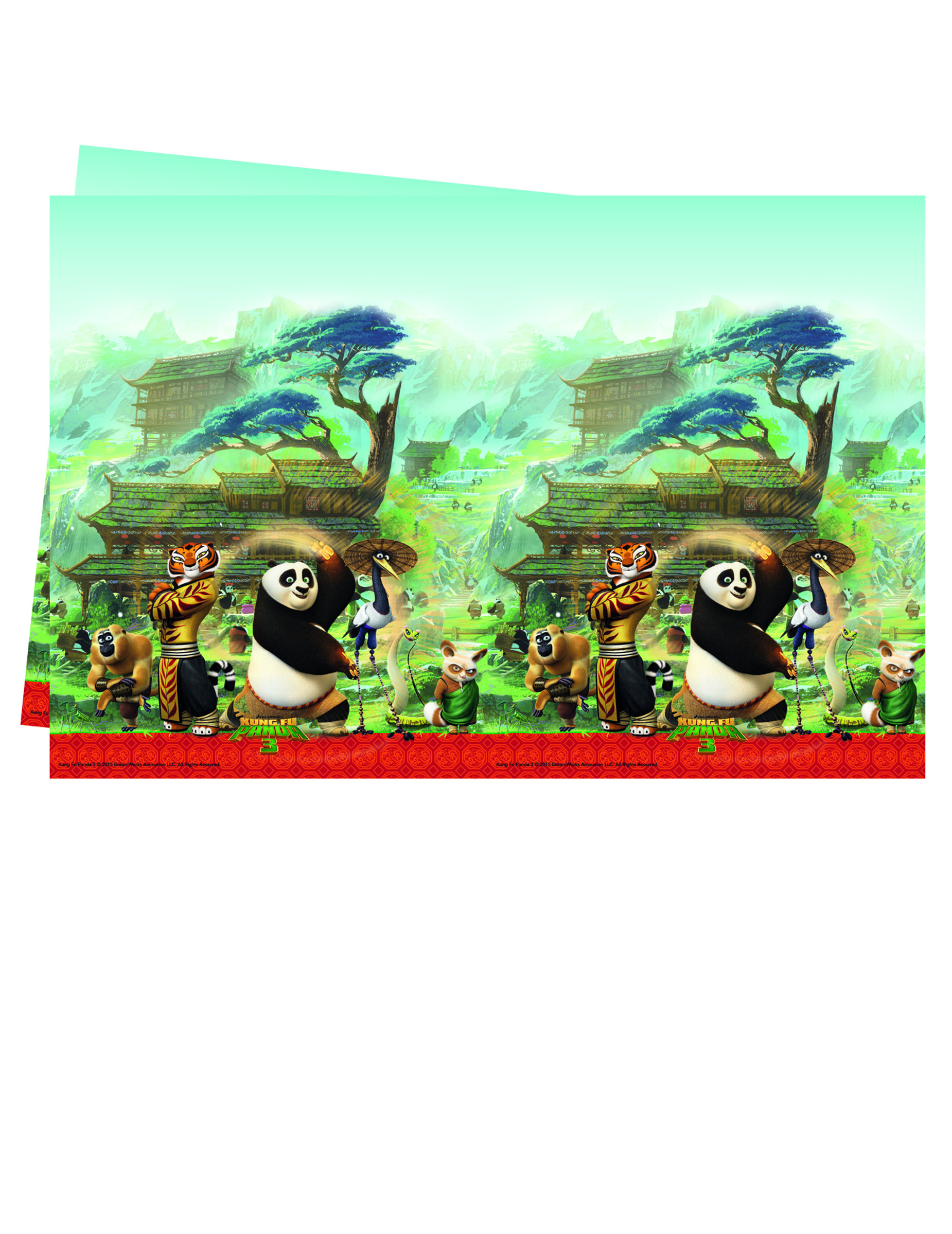 Nappe en plastiqueKung Fu Panda 3 120 x 180 cm