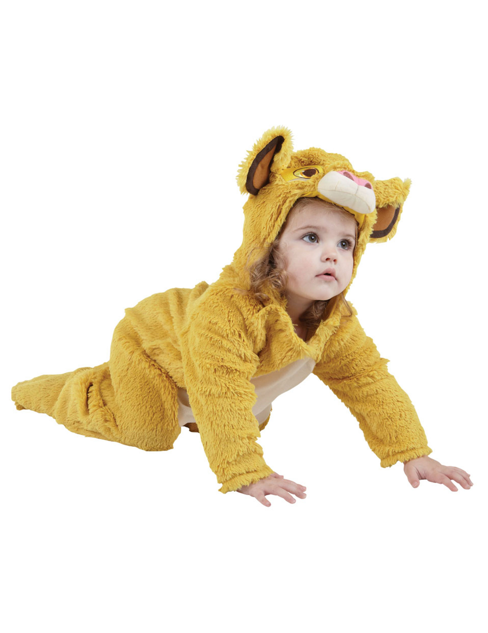 Déguisement lion peluche Simba bébé