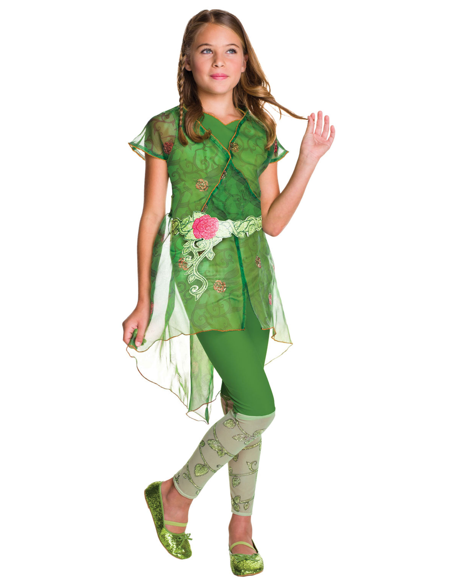 Déguisement deluxe Poison Ivy DC Super Hero Girls fille