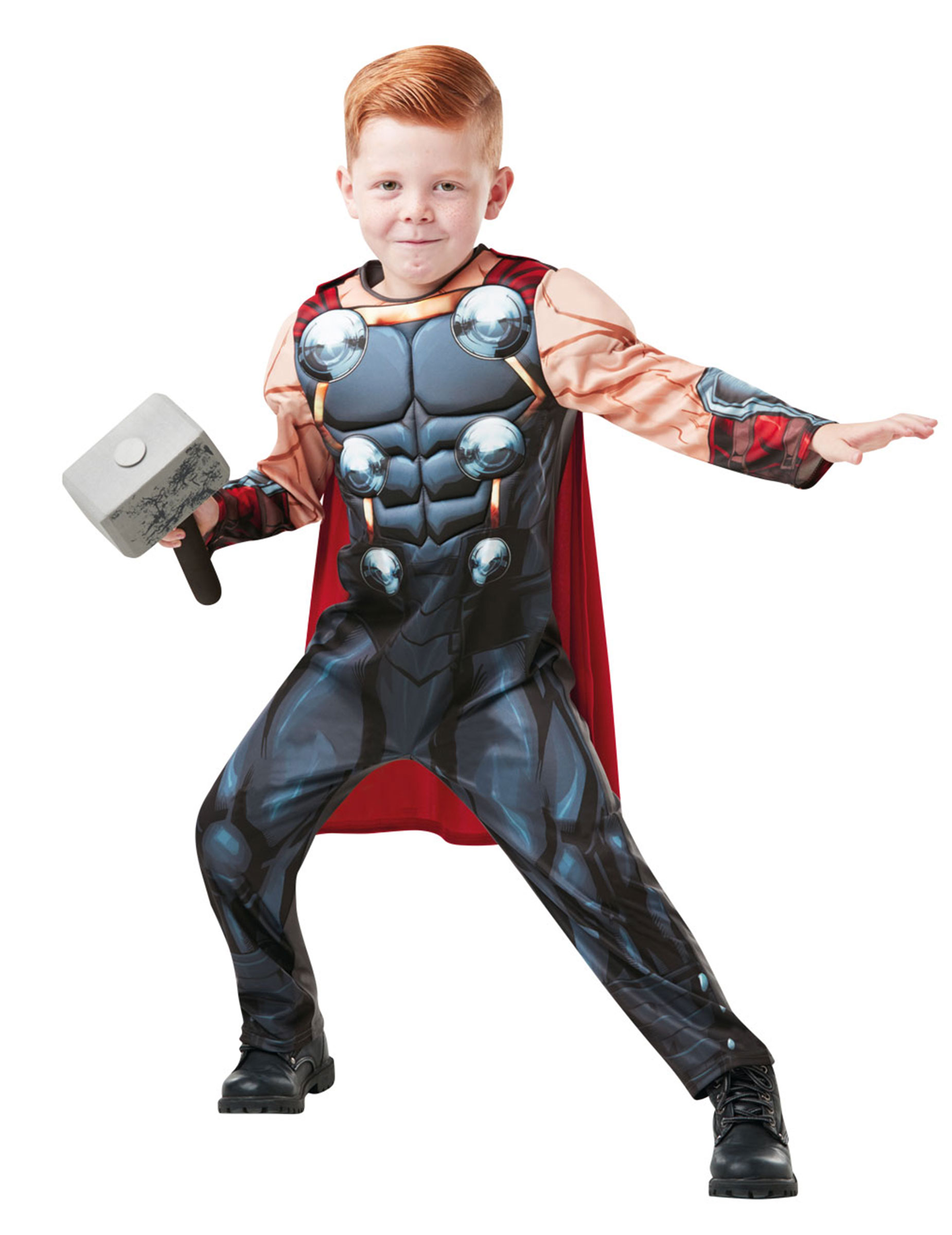Déguisement deluxe Thor avec marteau enfant