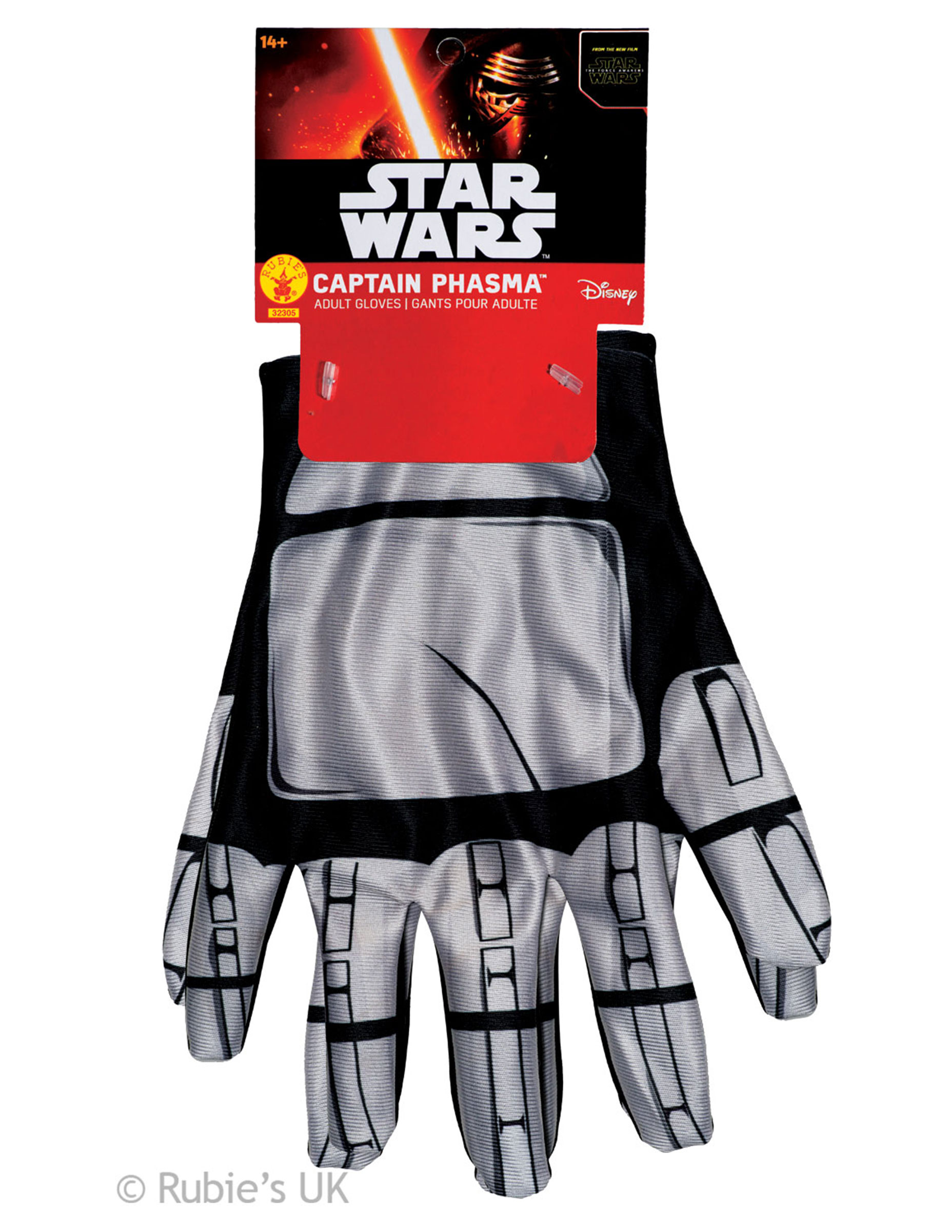 Gants Captain Phasma Star Wars VII adulte