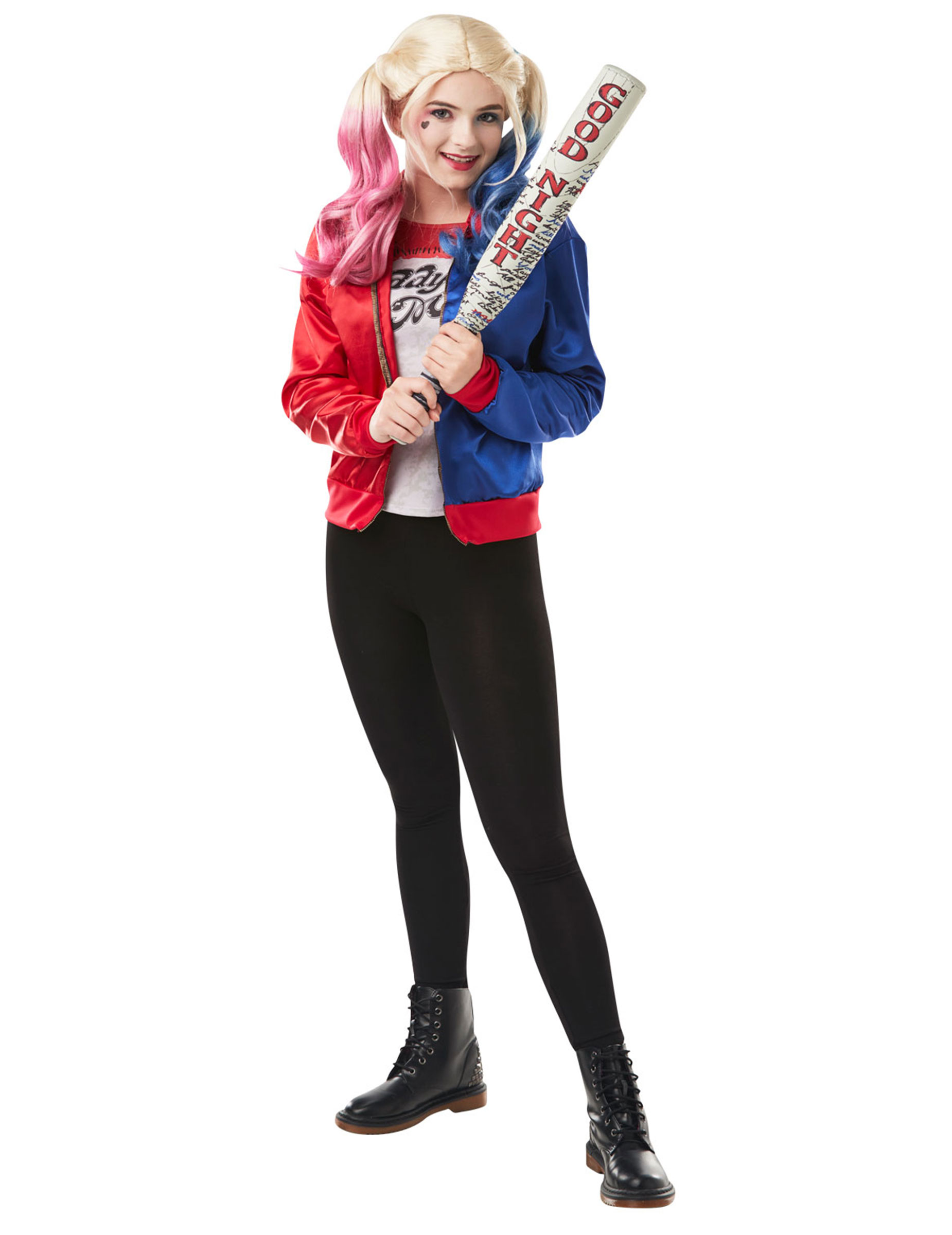 Veste et t-shirt Harley Quinn adolescente