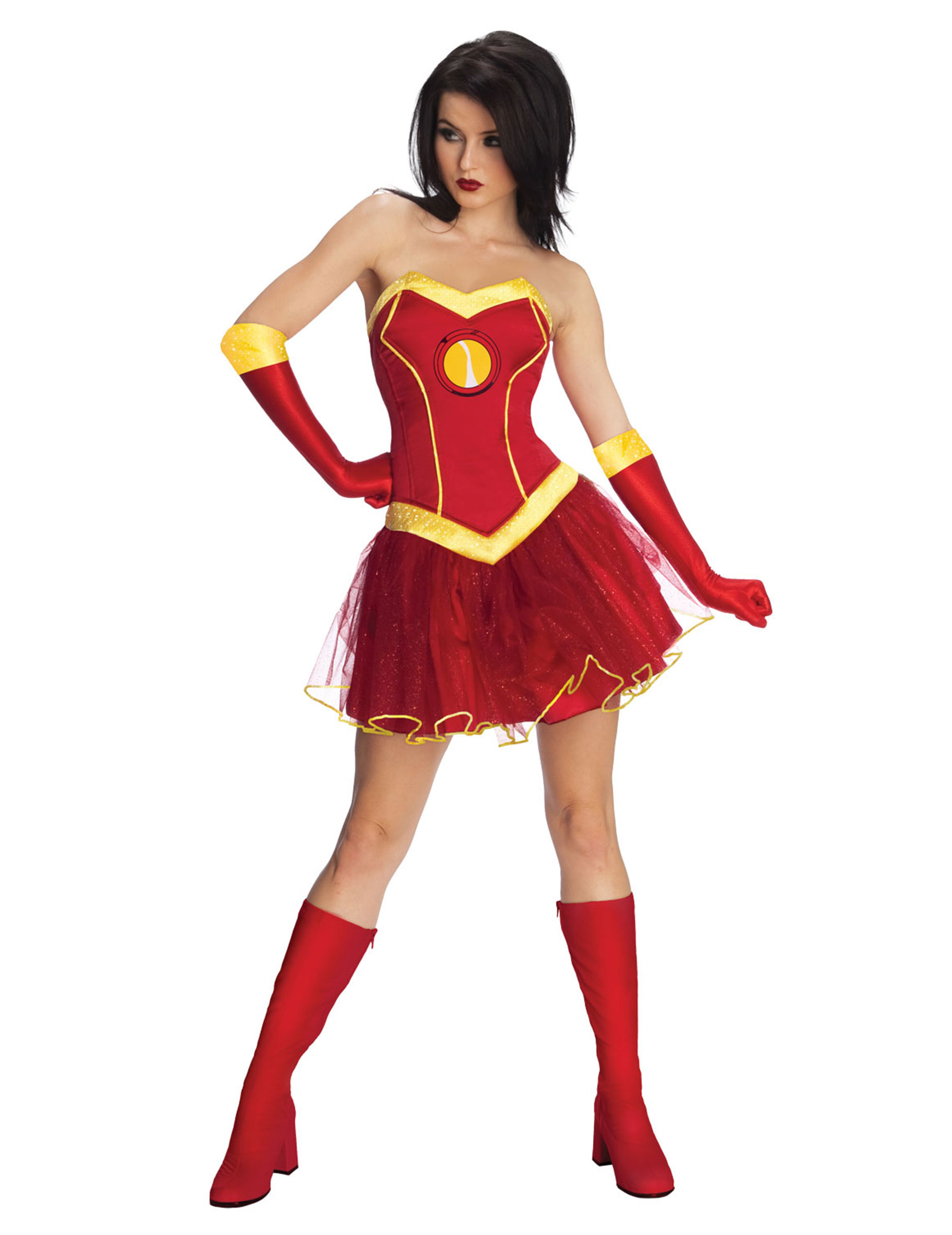 Déguisement robe tutu Iron girl femme