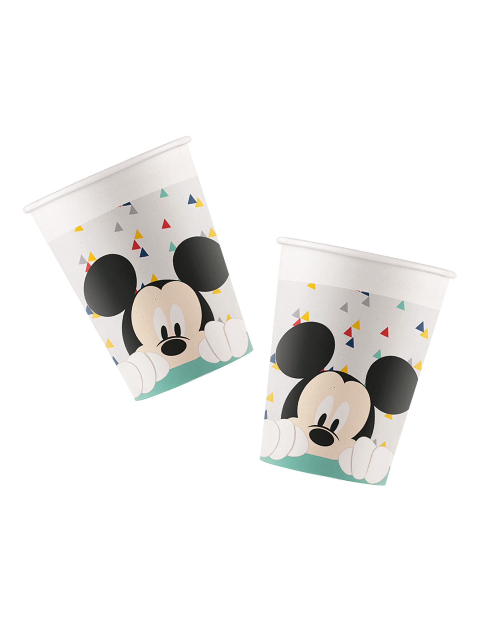 8 Gobelets en carton premium Mickey 260 ml