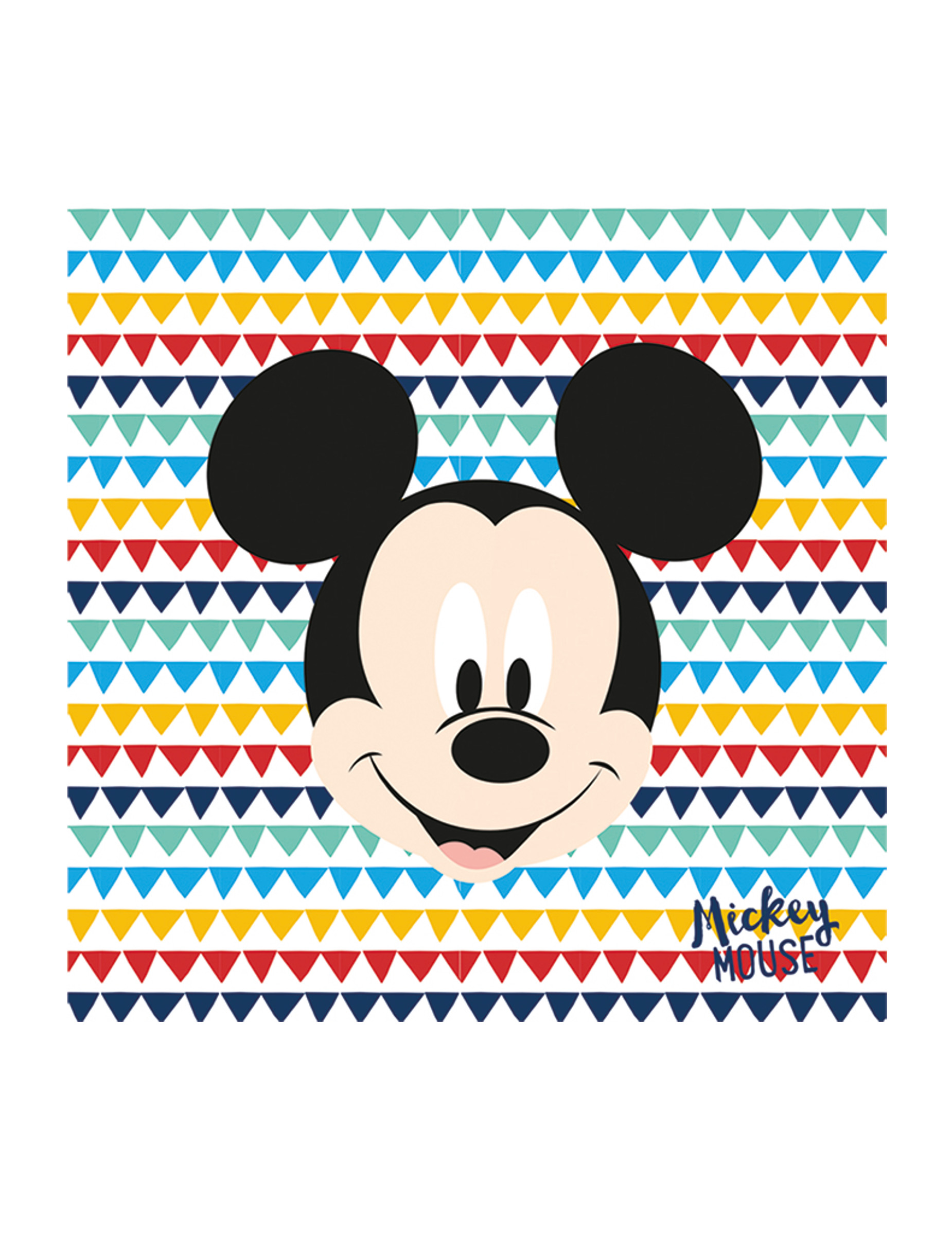 20 Serviettes en papier premium Mickey 33 x 33 cm