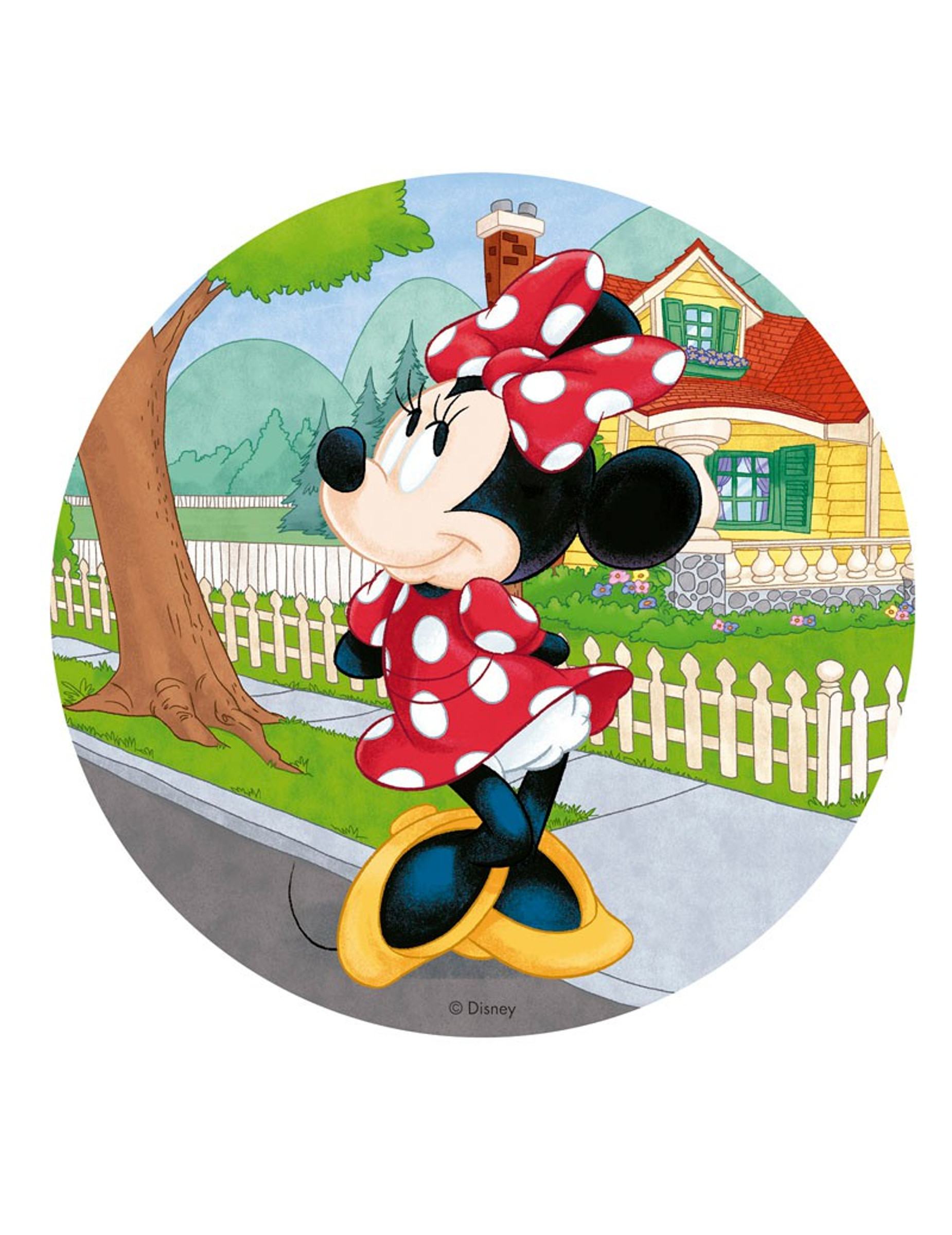 Disque en azyme Minnie 20 cm