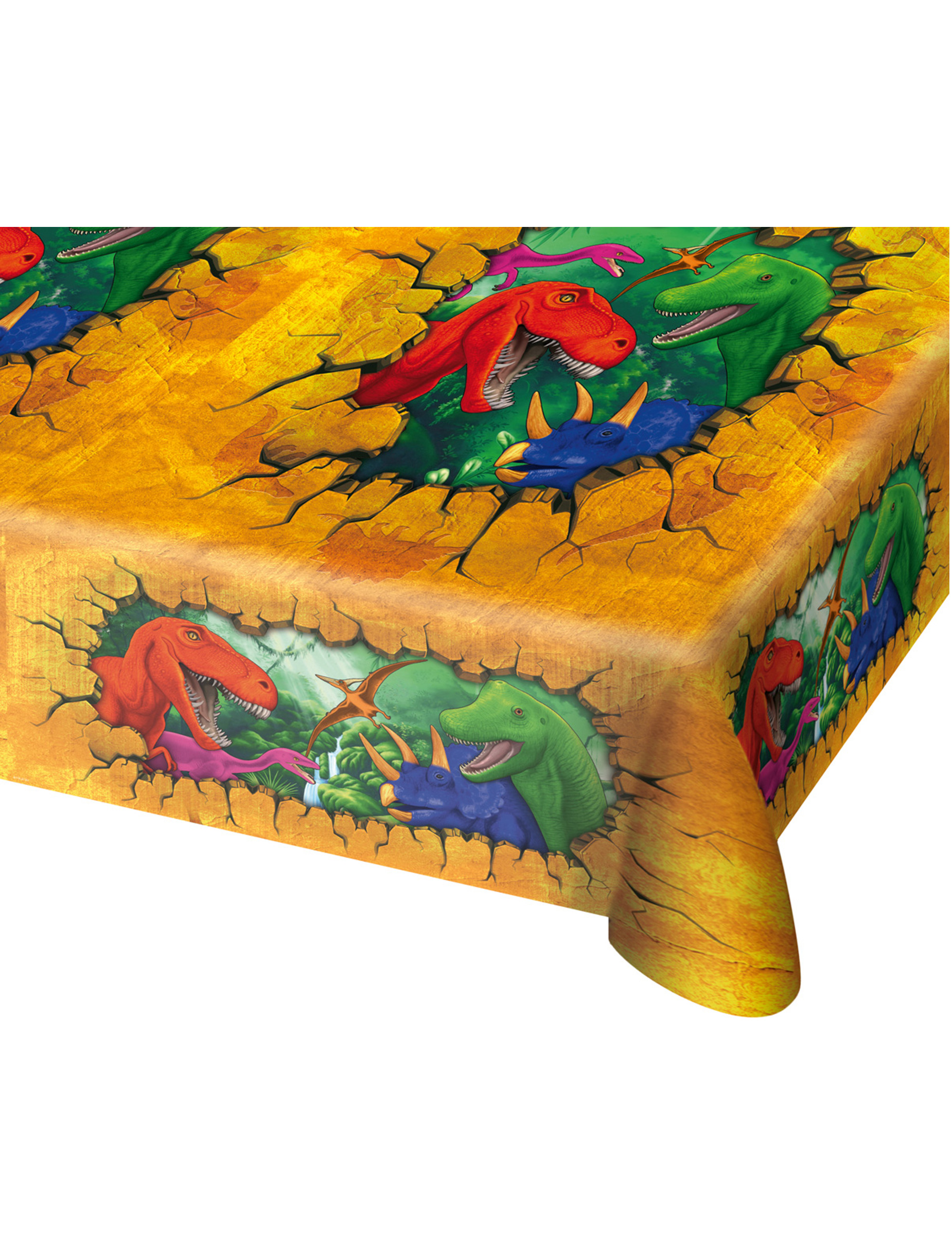 Nappe en plastique Dinosaures 130 x 180 cm
