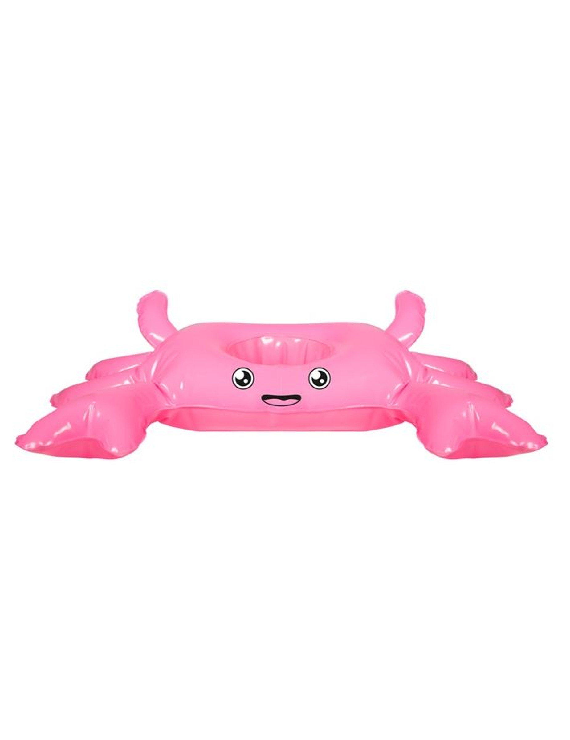 Mini bouée pour boissons Crabe rose
