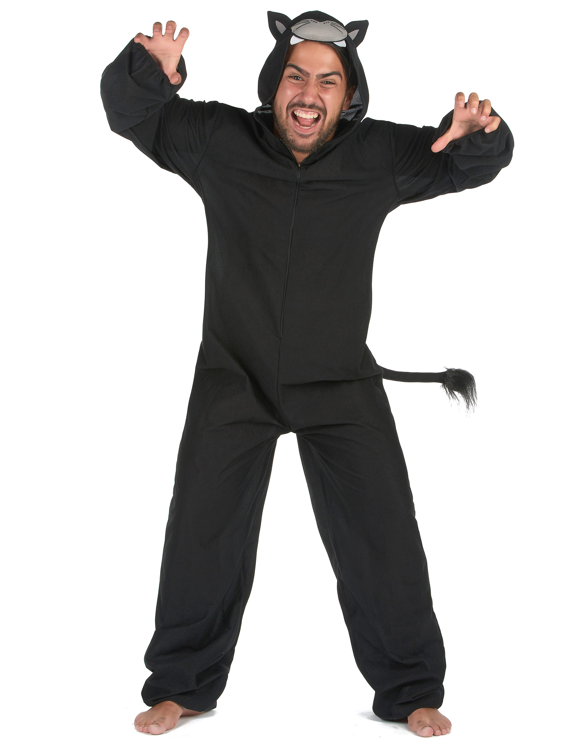 Déguisement combinaison panthère noire homme