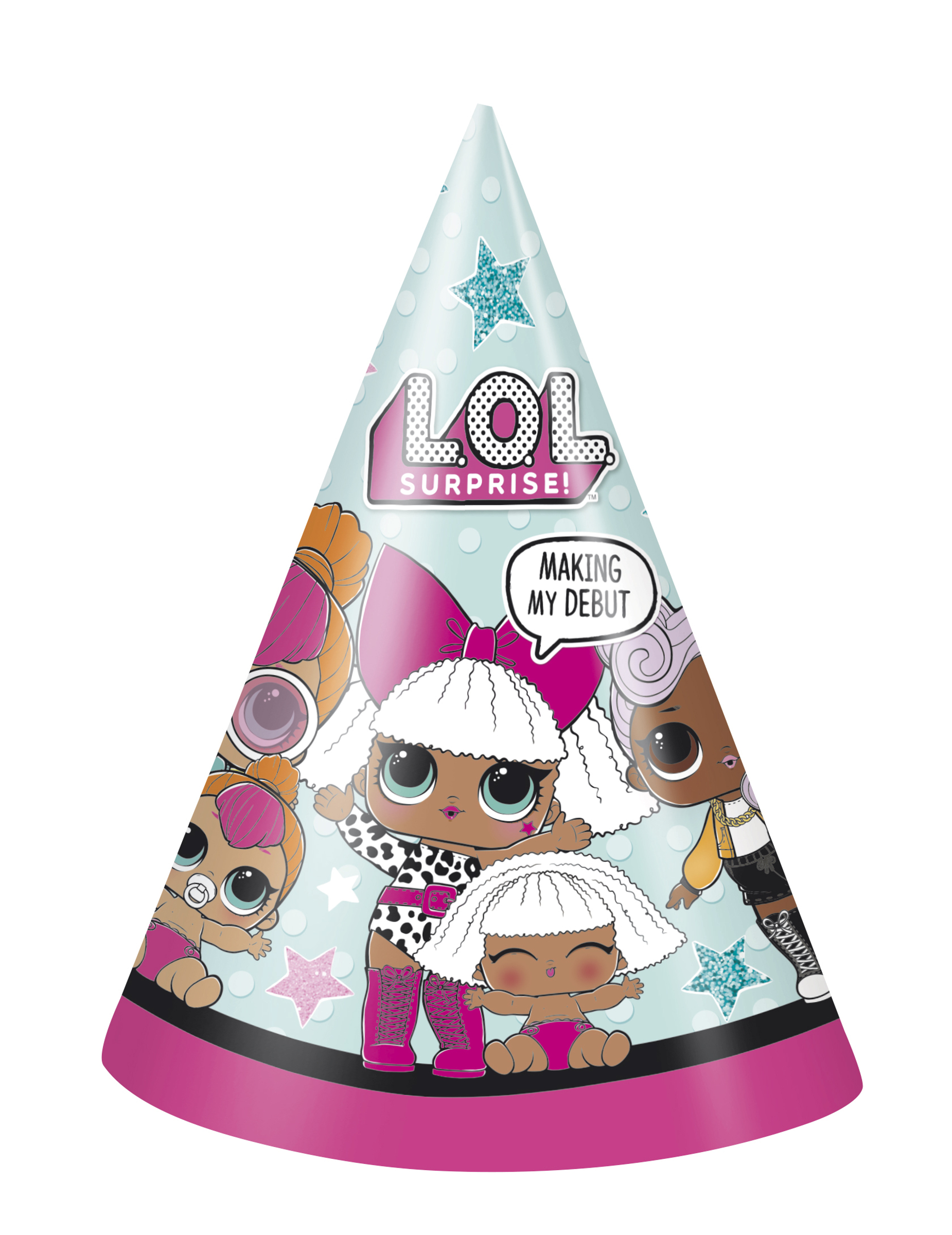 8 Chapeaux de fêtes LOL Surprise