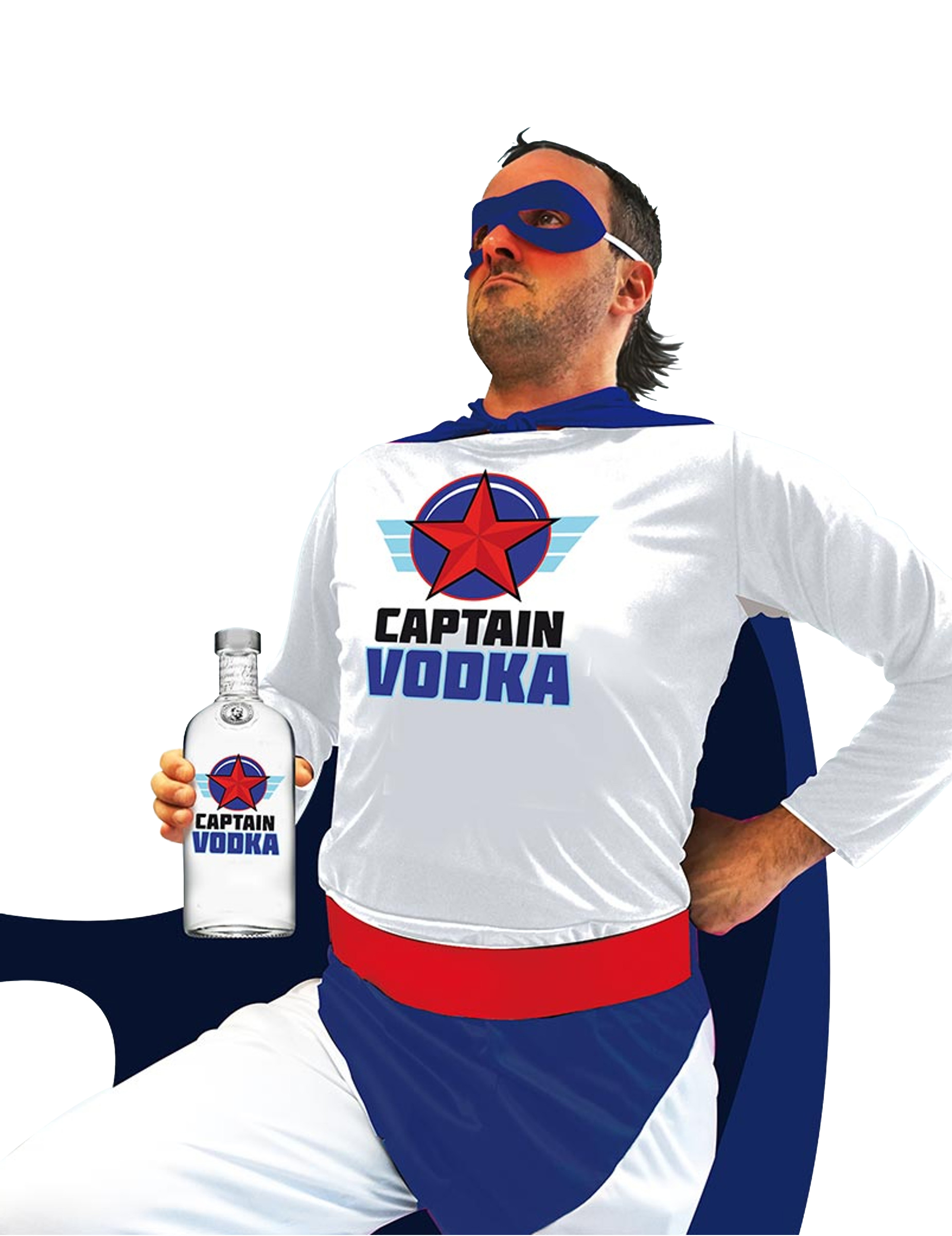 Déguisement Super Captain Vodka
