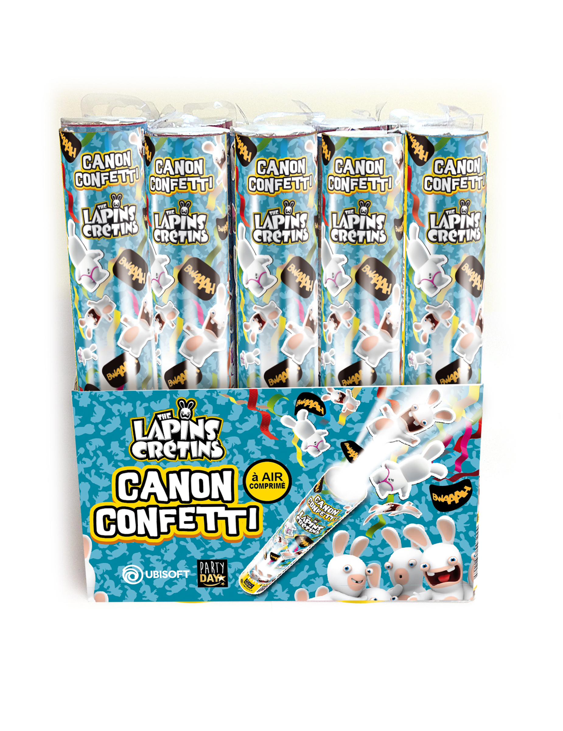 Canon à figurines en papier Lapin Crétins