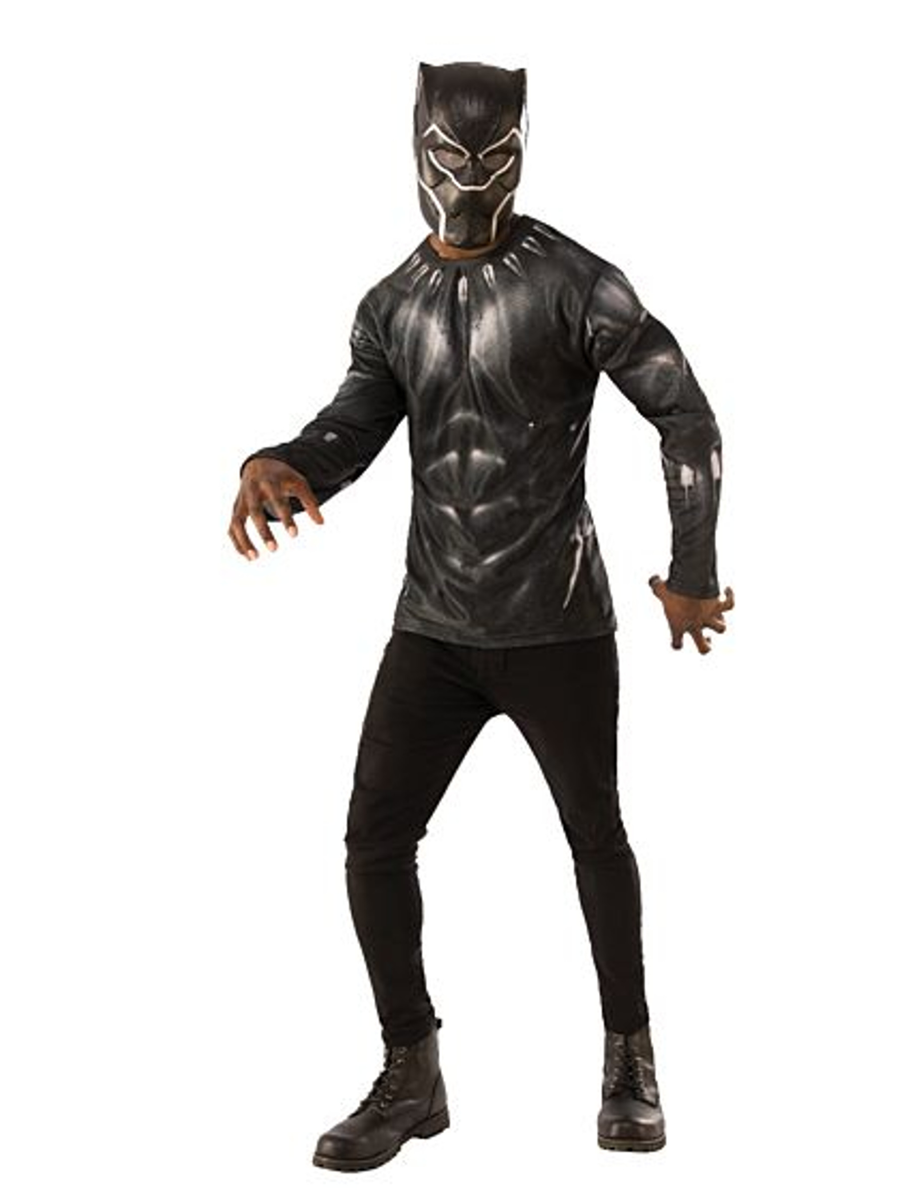 T-shirt et masque Black Panther Infinity War adulte