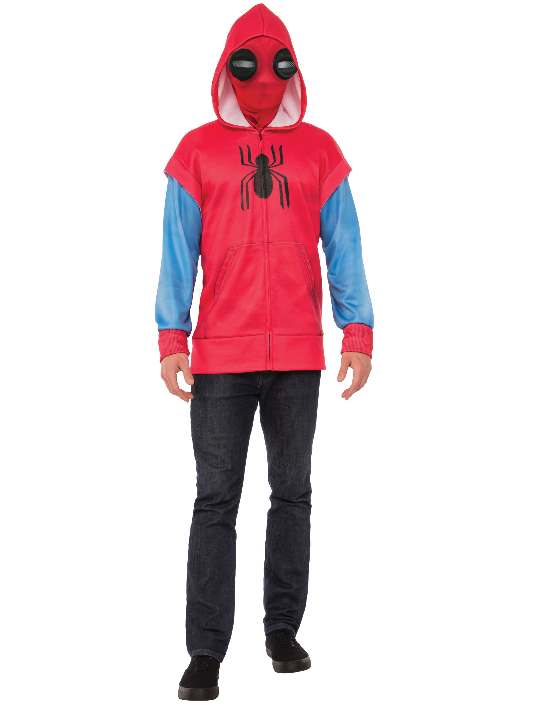 Sweat avec masque Spiderman Homecoming adulte