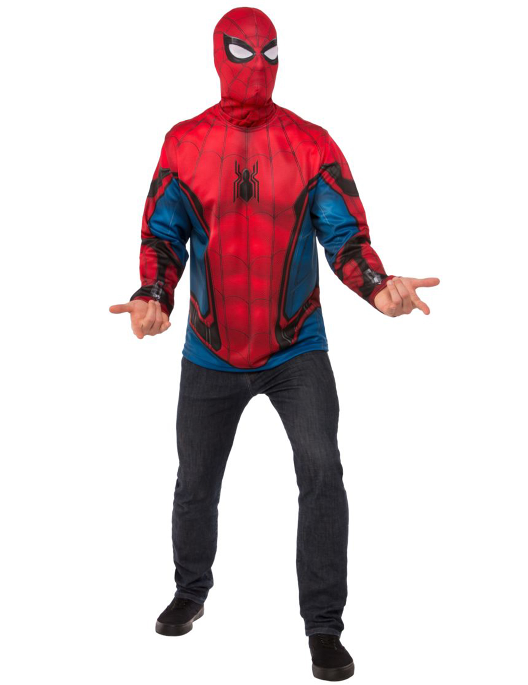 T-shirt et masque Spiderman Homecoming adulte